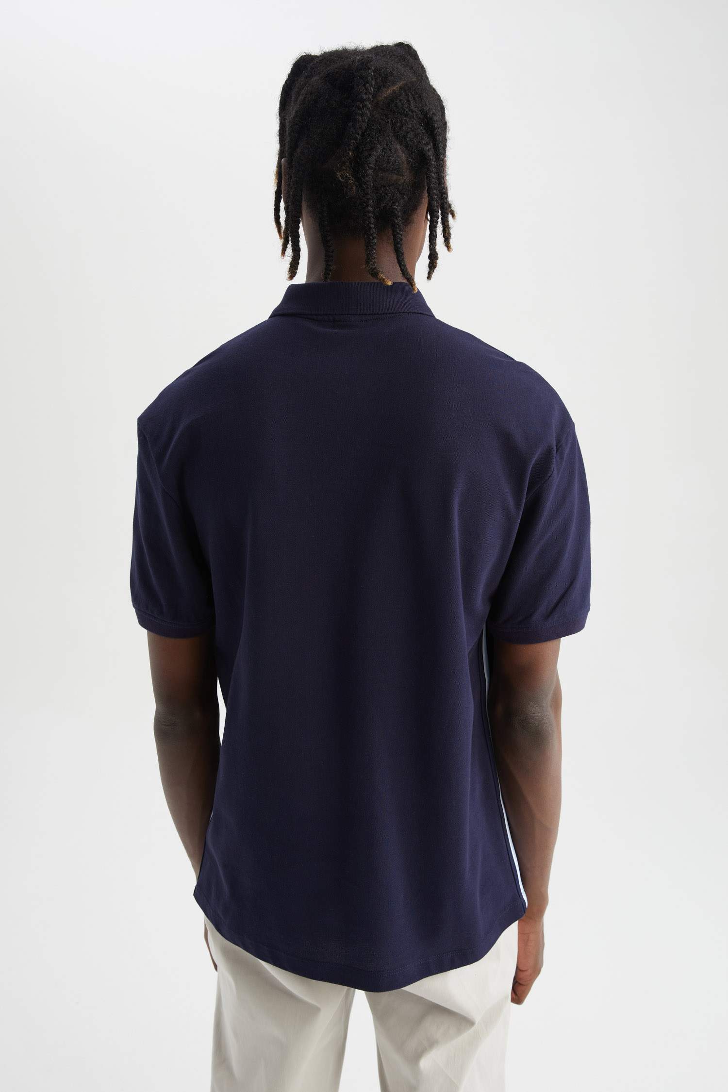 Футболка поло свободного кроя