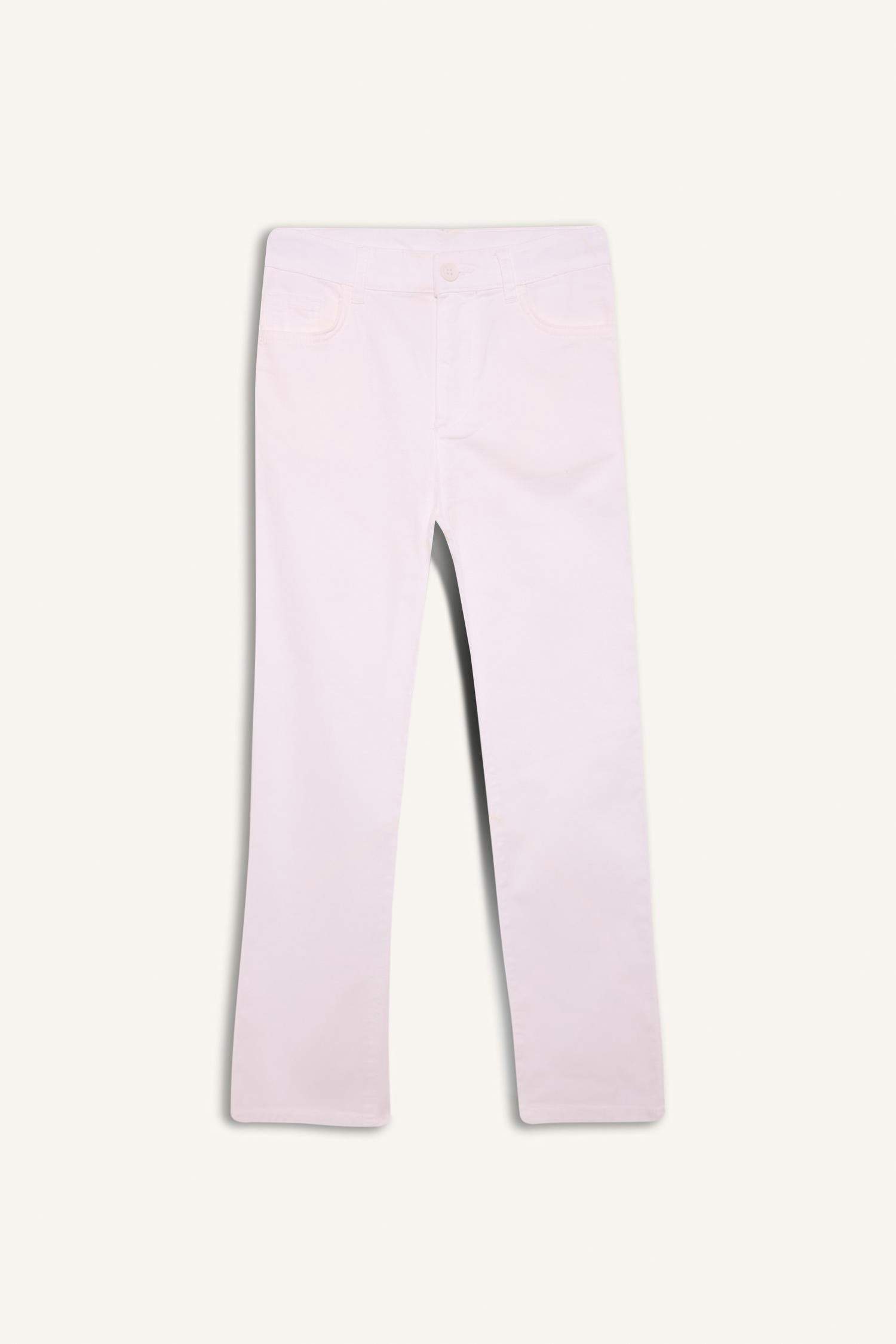 Pantalon Basique en Gabardine à coupe droite pour Garçons