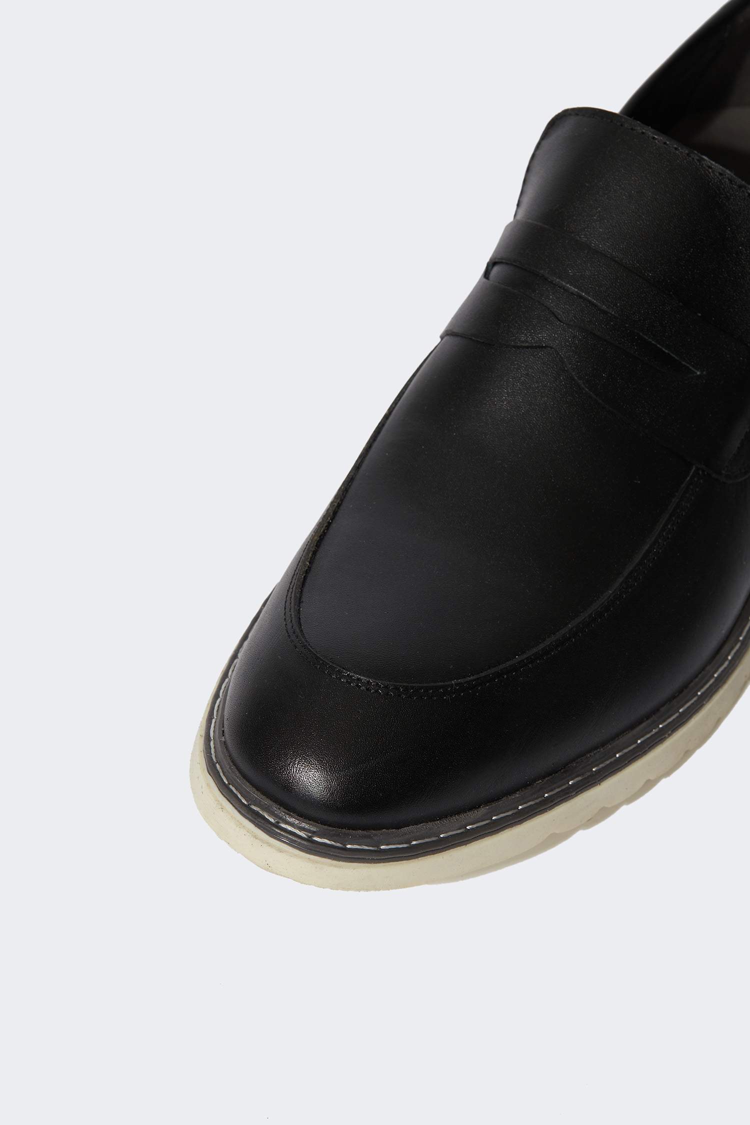 Black MEN Faux Leather Shoes 2447499 DeFacto