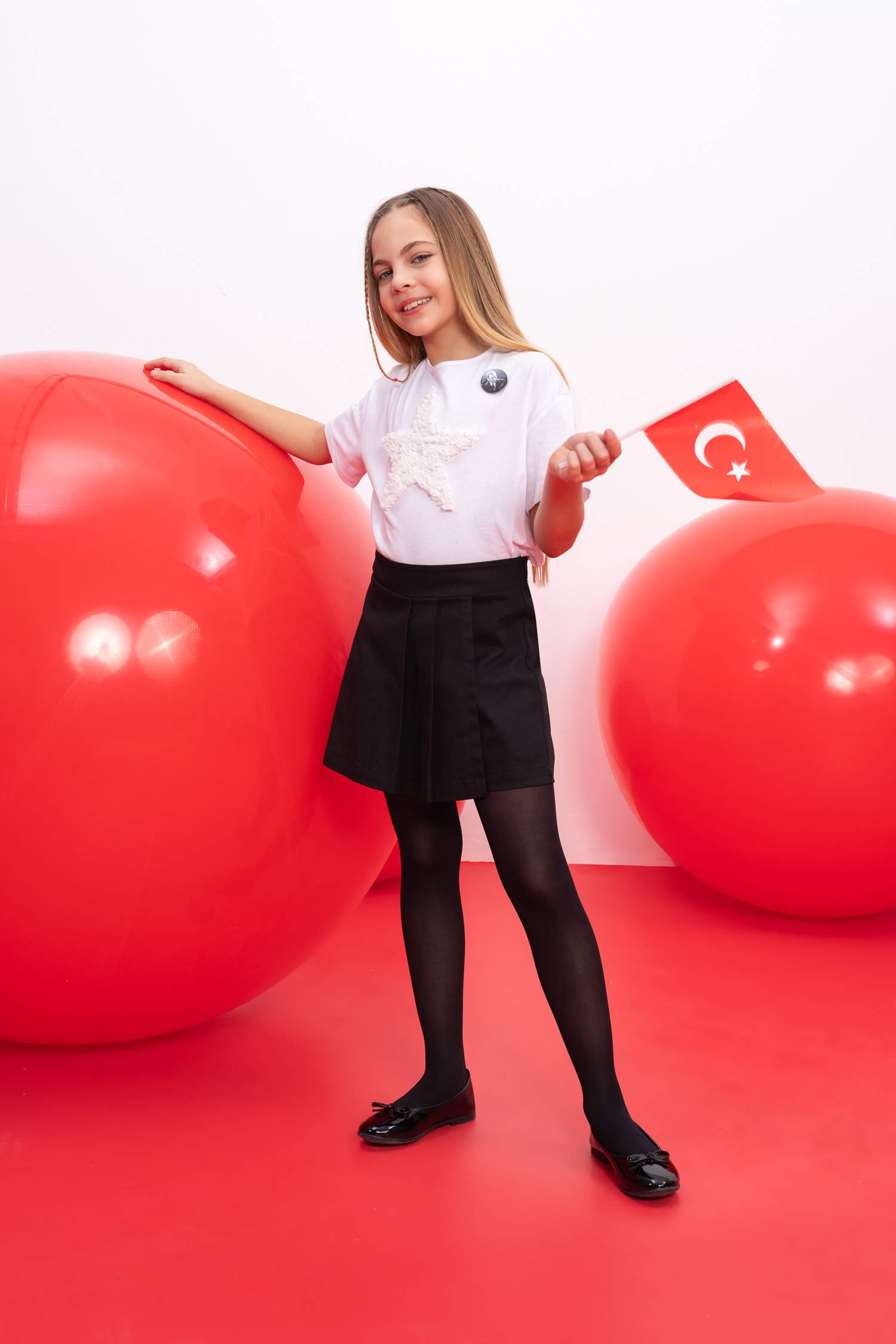 Kız Çocuk Muz Külotlu Çorap