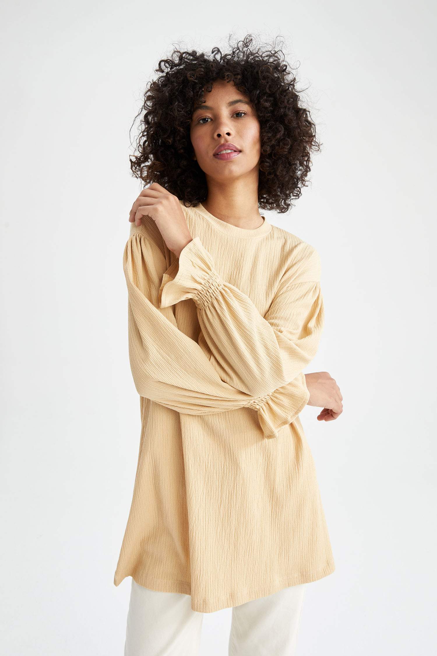 Relax Fit Long Sleeve Tunic