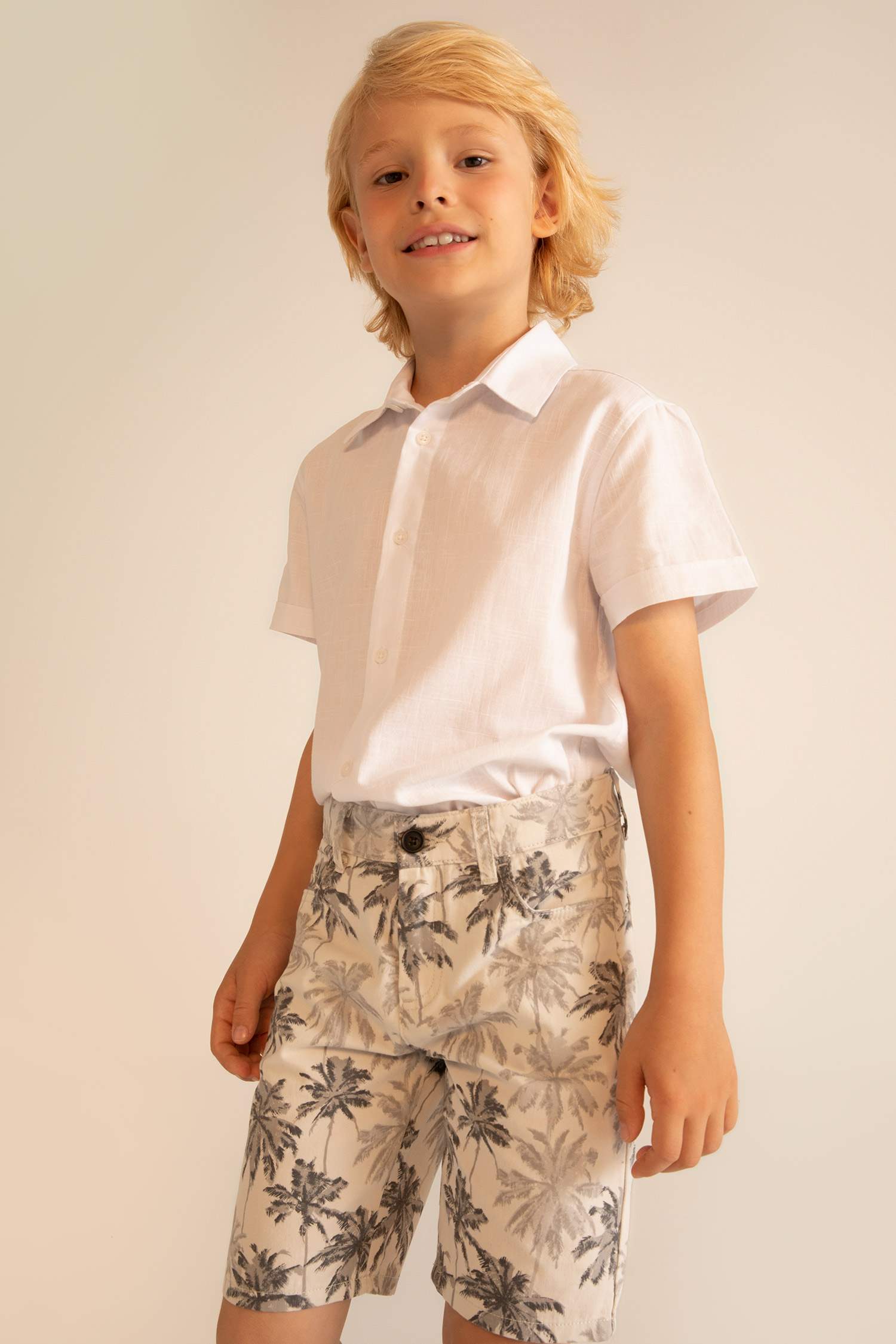 Erkek Çocuk Basic Kısa Kollu Gömlek