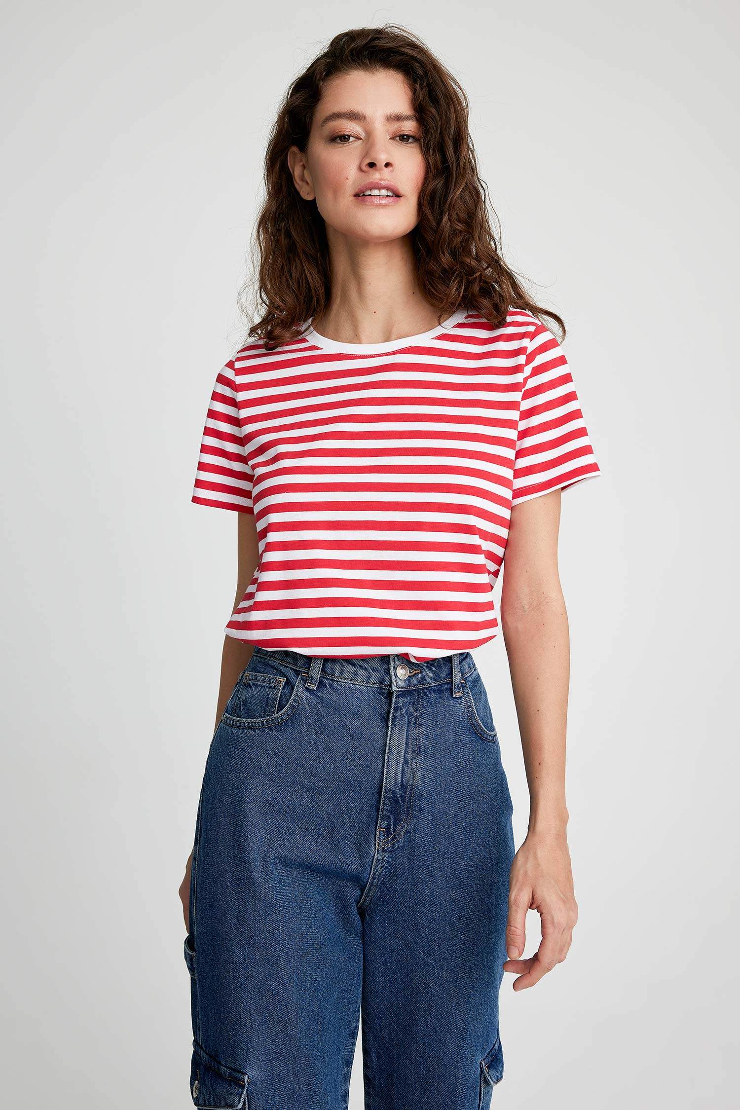 Regular Fit Crew Neck Short Sleeve T-Shirt