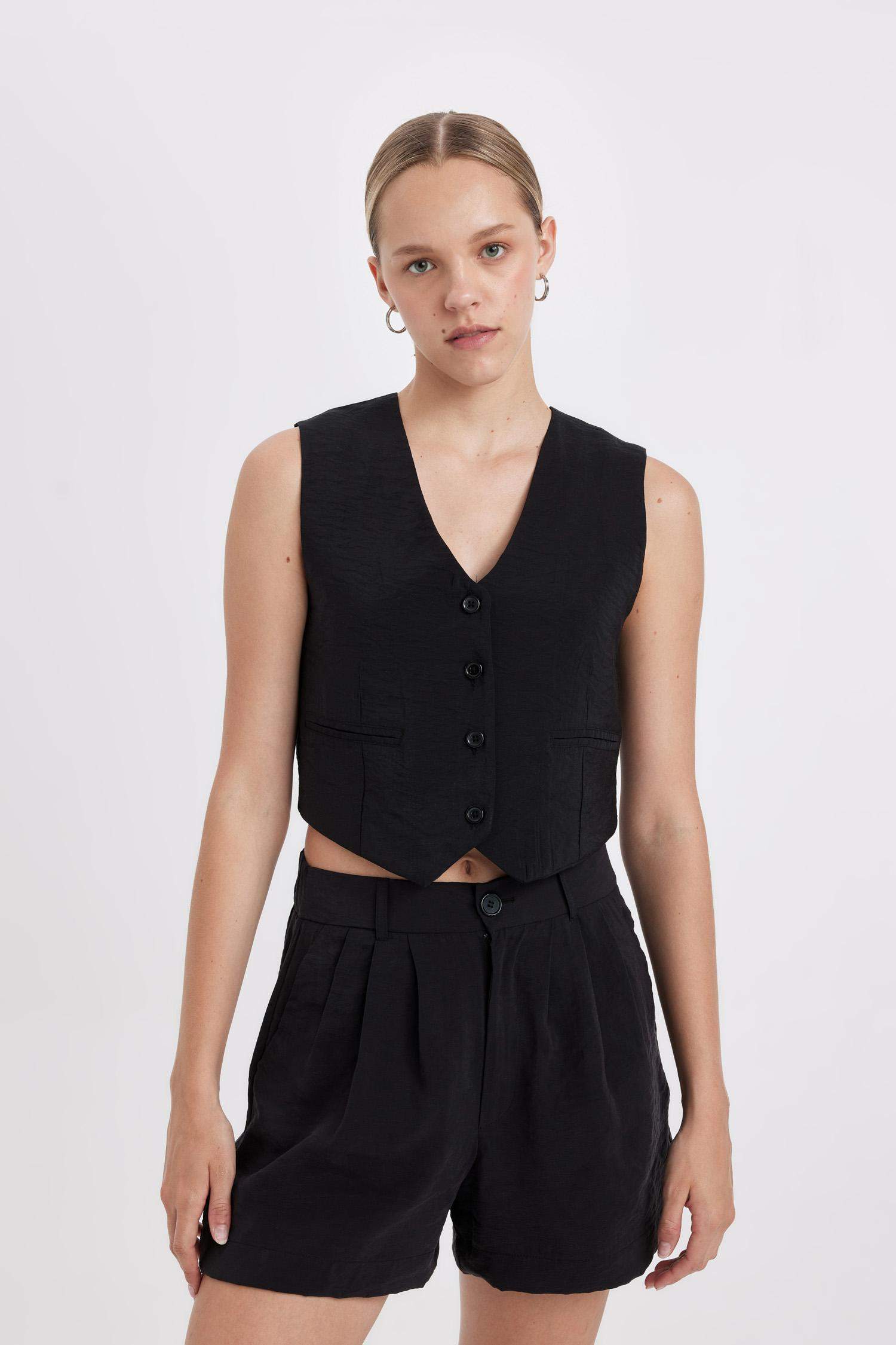 Regular Fit Normal Waist Short Leg Modal Shorts