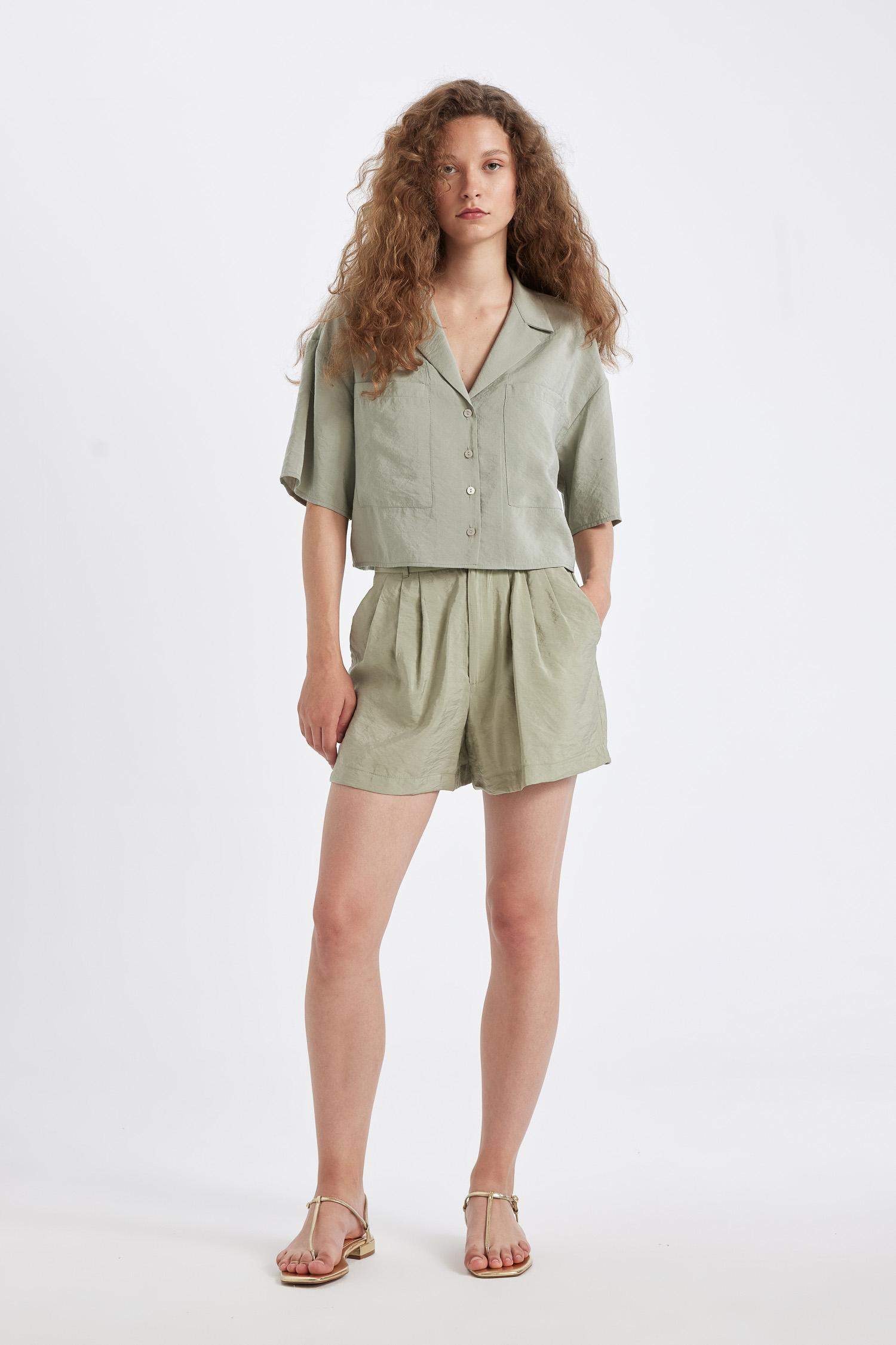 Regular Fit Normal Bel Kısa Paça Modal Şort