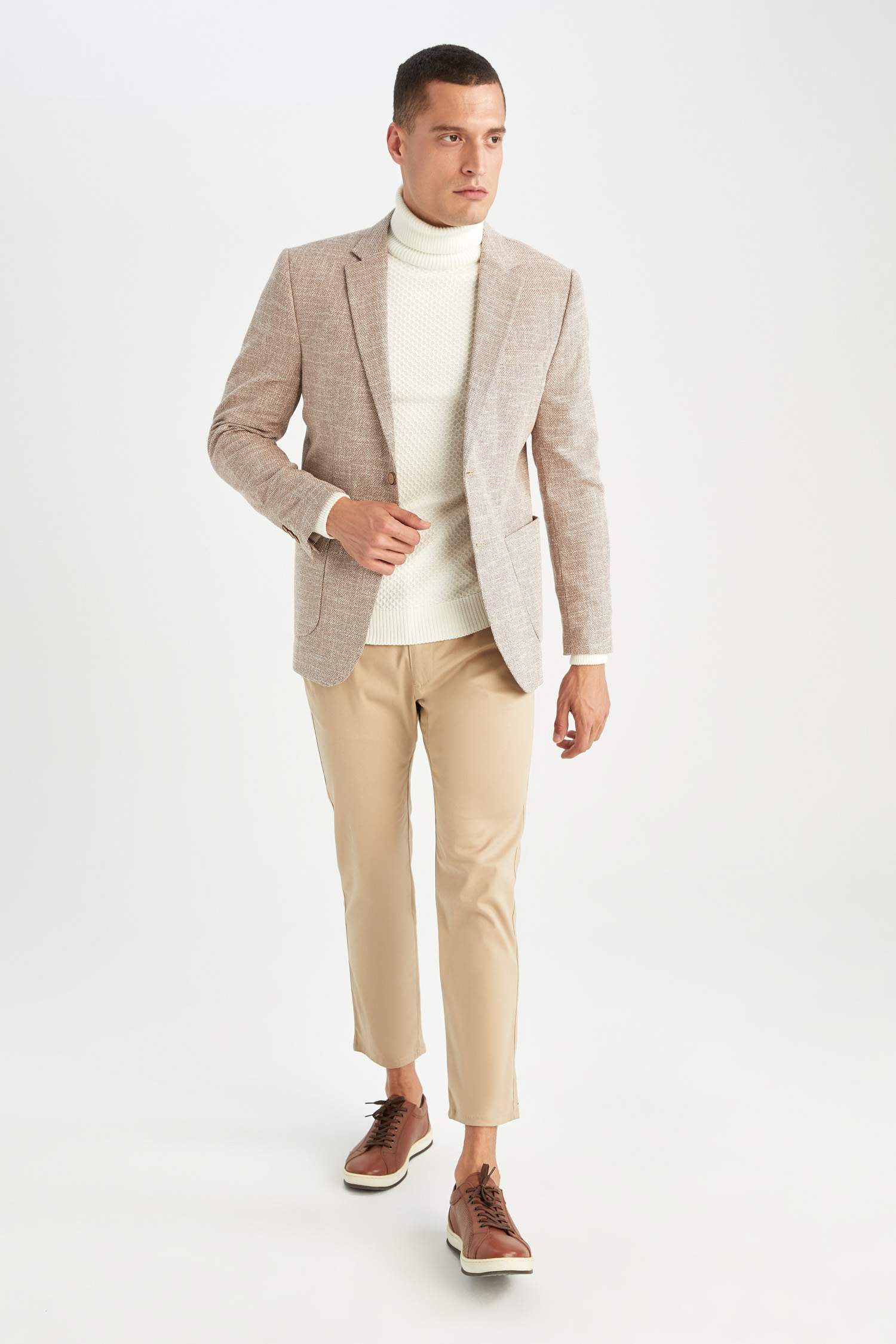 Slim Fit Half Liner Blazer