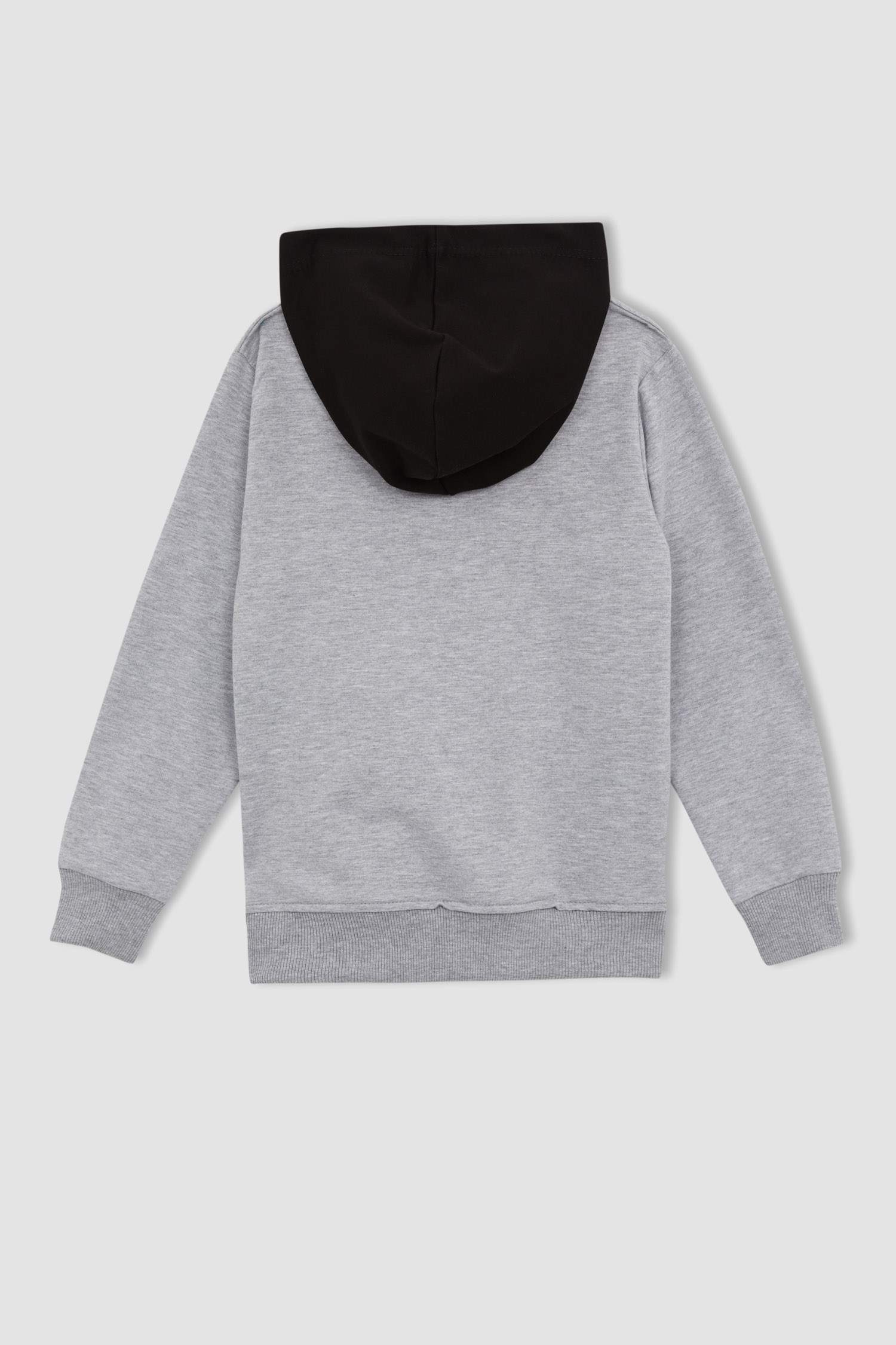 Світшот кольору сірий меланж