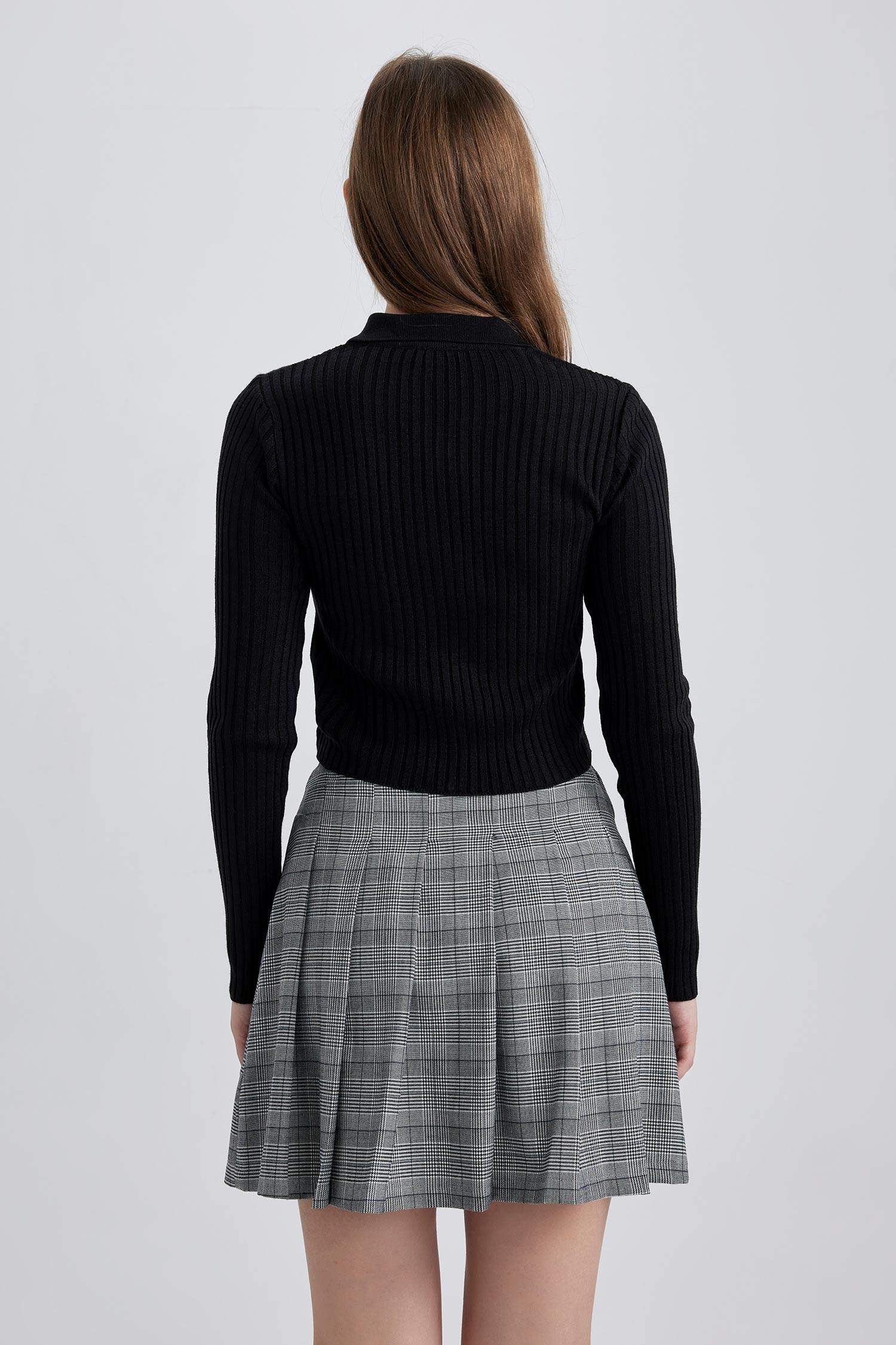 Regular Fit Polo Collar Knitwear Cardigan