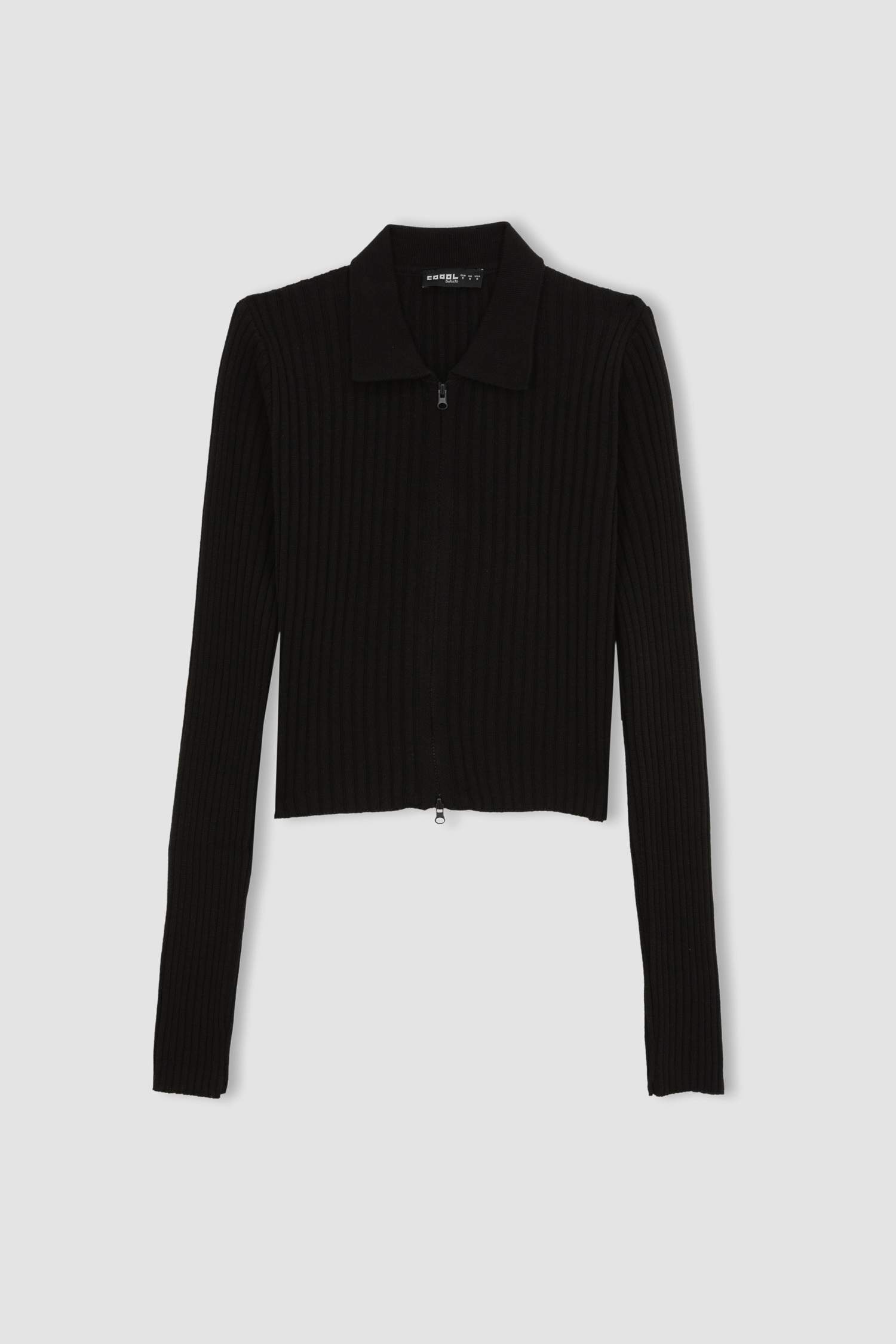 Regular Fit Polo Collar Knitwear Cardigan