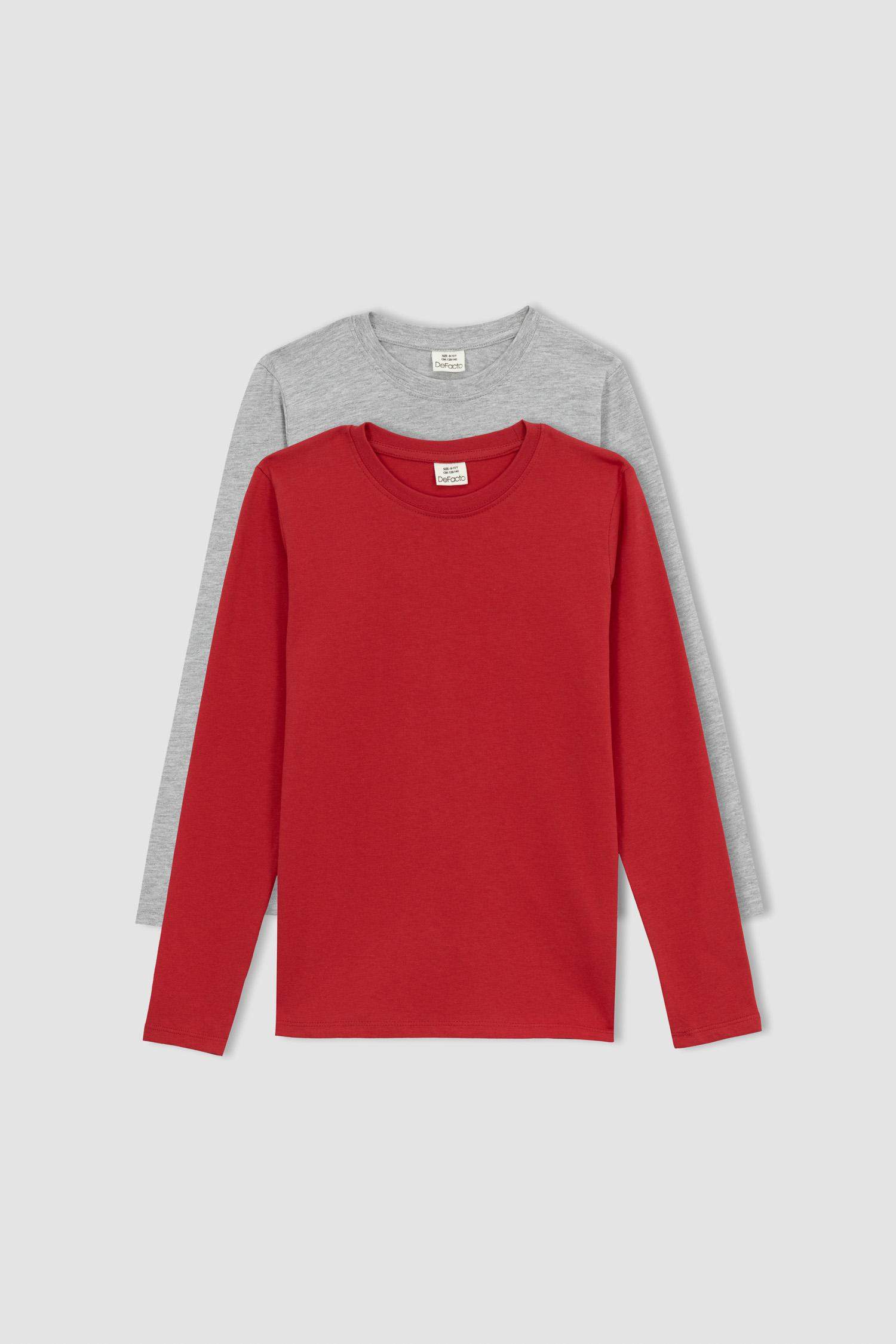 Кофта стандартного кроя с круглым вырезом для мальчиков, 2 шт