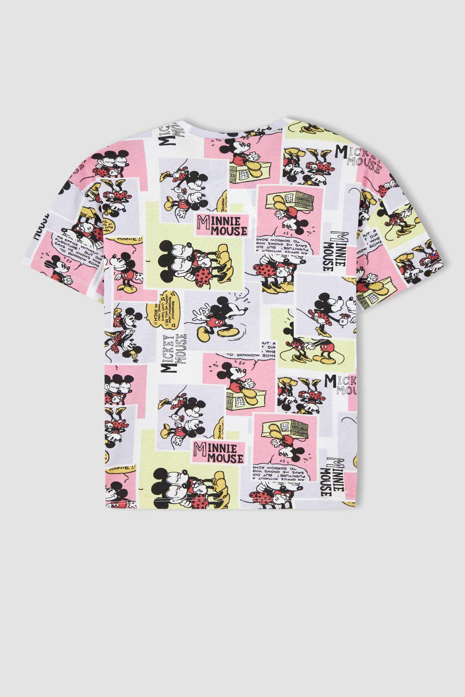 Oversized Printed T-shirt - Light pink/Mickey Mouse - Ladies