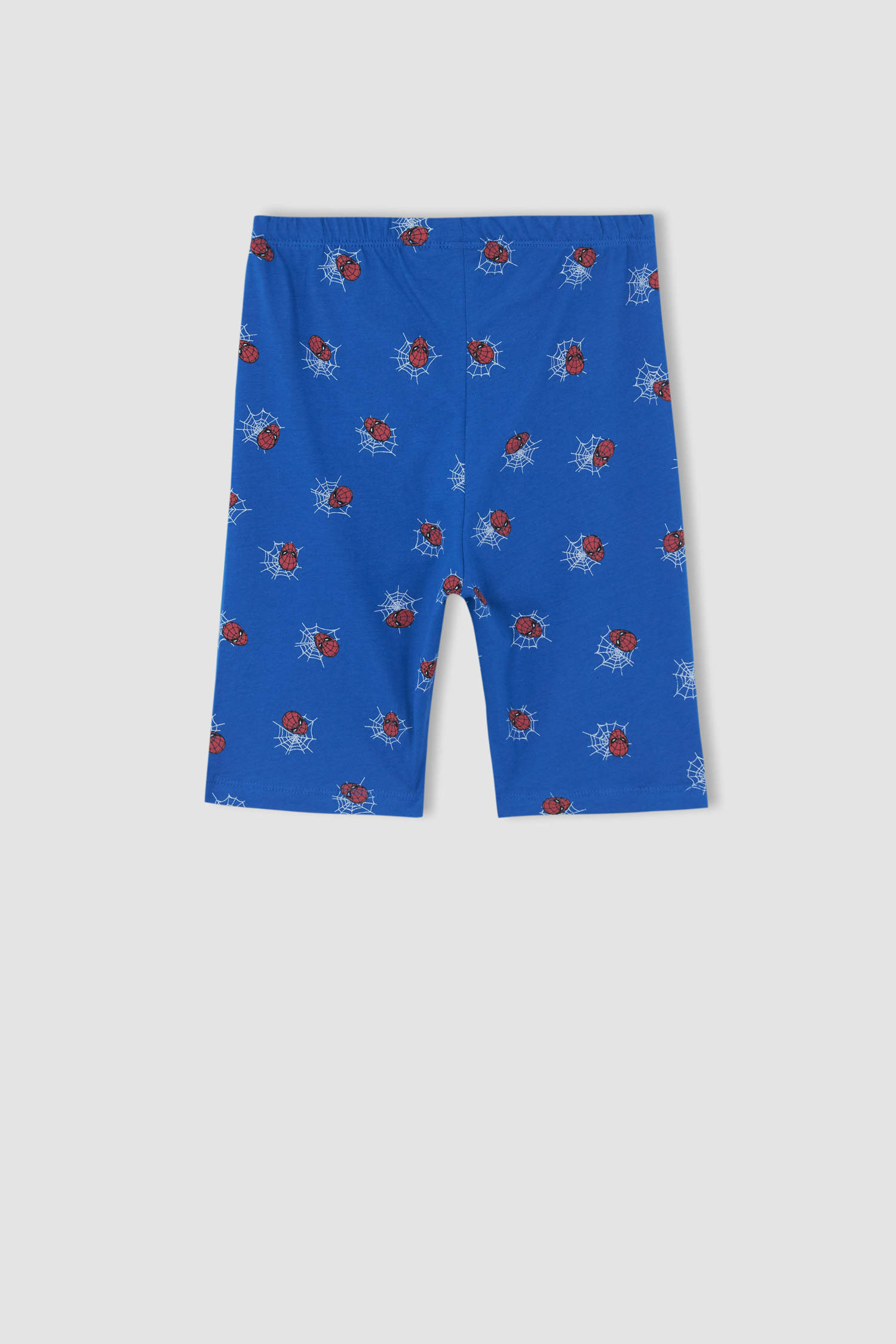 Defacto Erkek Çocuk Spiderman Lisanslı Regular Fit Pamuklu Kısa Kollu Şort Pijama Takım. 8