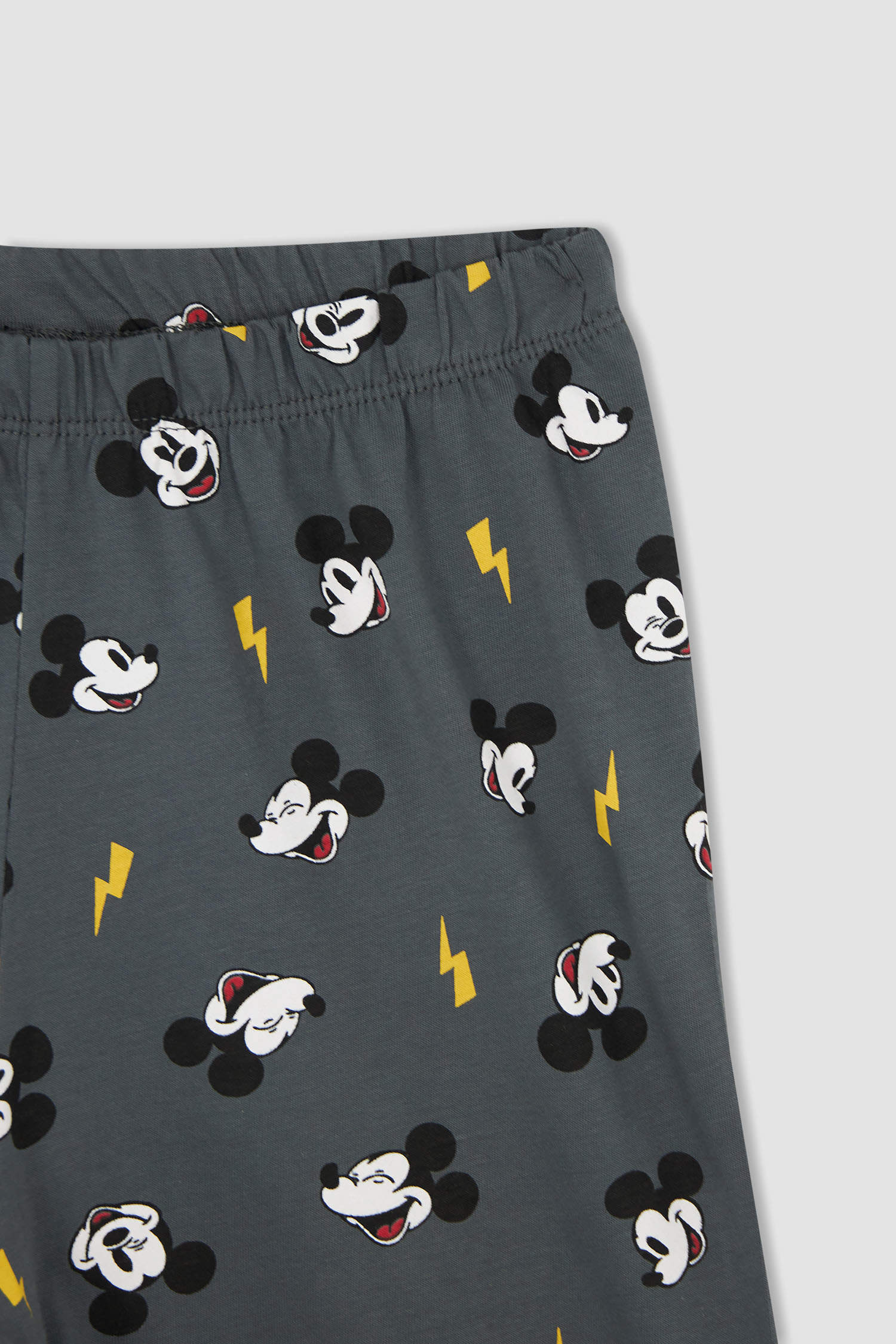 Defacto Erkek Çocuk Disney Mickey & Minnie Kısa Kollu Şort Pijama Taıkım. 7