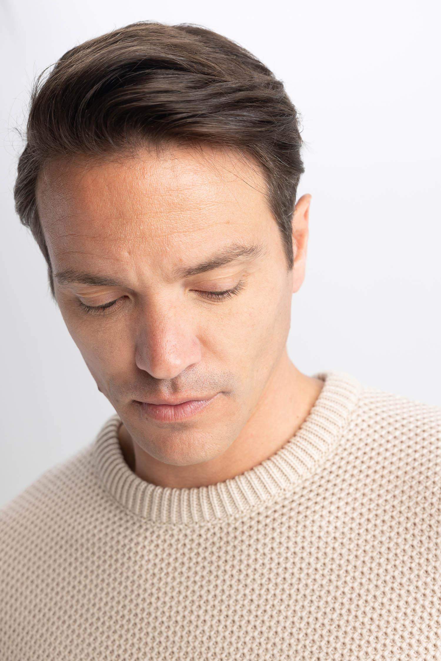 стандарт пішім дөңгелек жаға трикотаж Пулловер