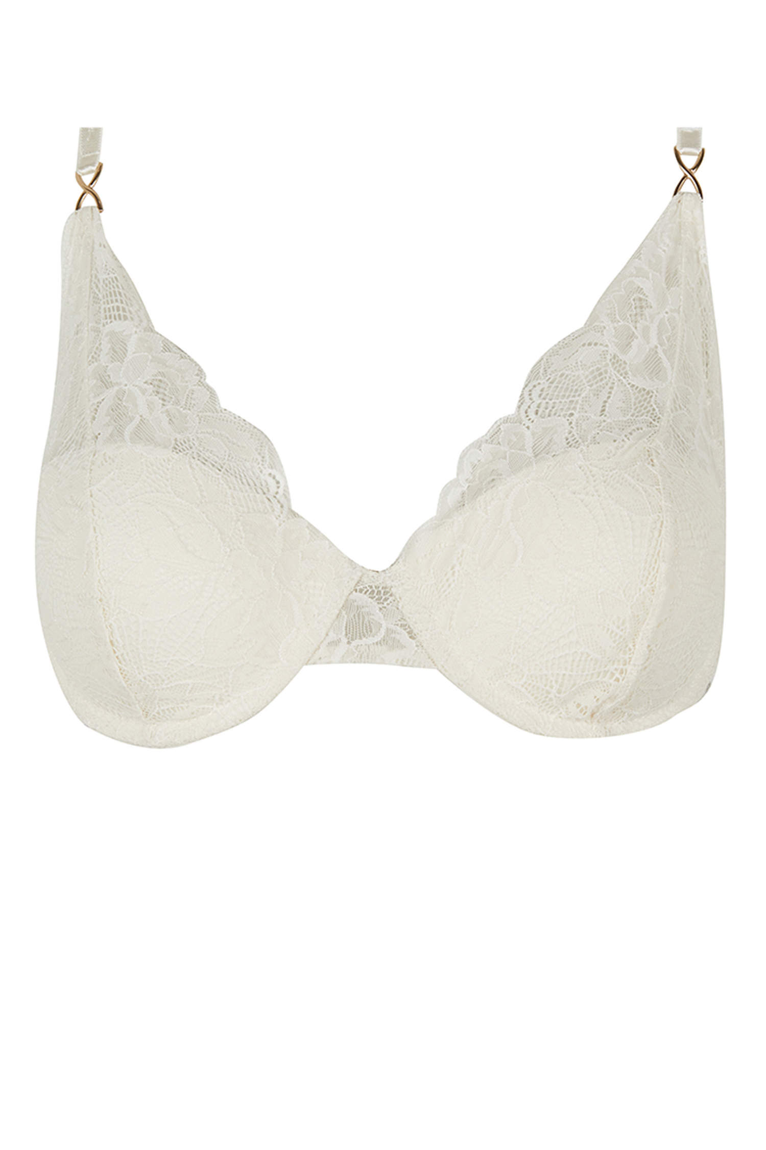 White Woman Full Padded Lace Bra 2521323 | DeFacto