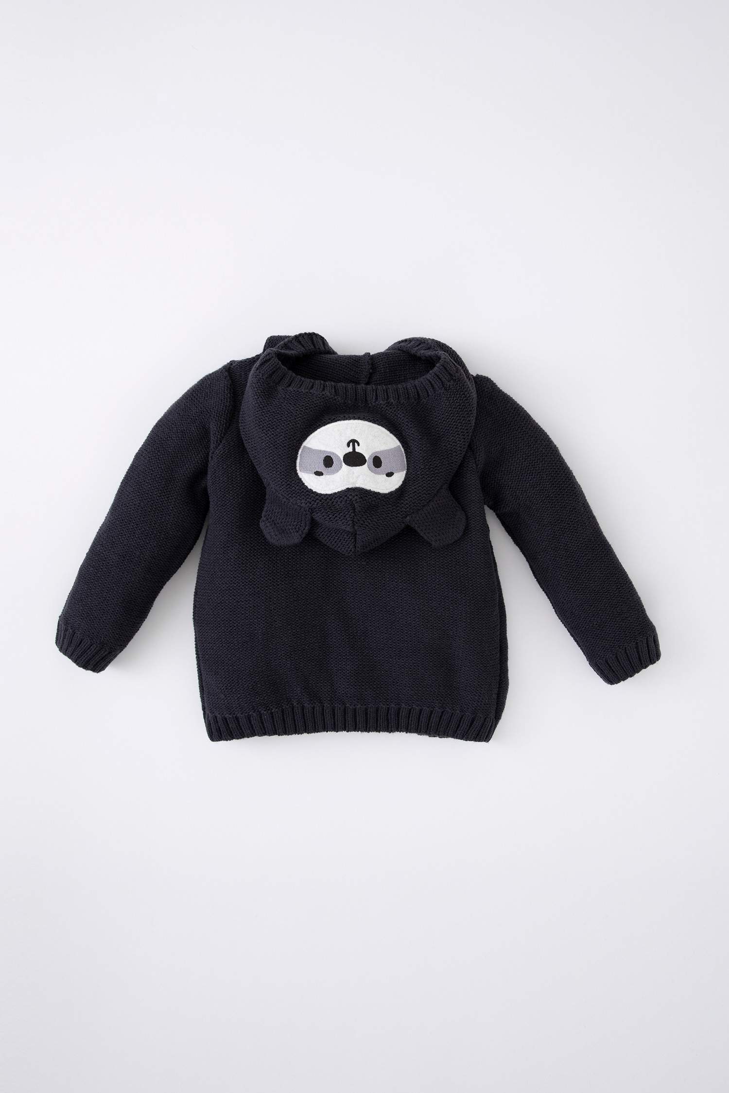 Кардиган с капюшоном с принтом животных для малышей мальчиков