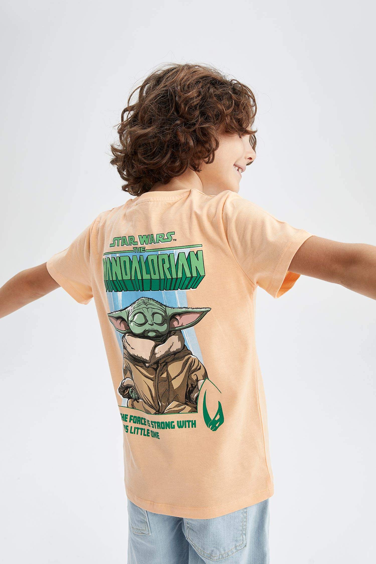 pit was Arbeid Orange Jungen Oversize Fit Star Wars Lizenziertes T-Shirt 2532116 | DeFacto