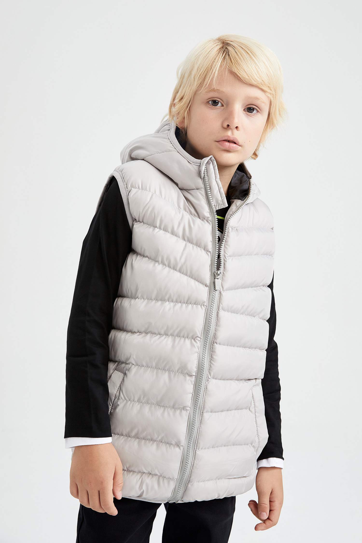 قمصلة يلك ولادي بغطاء للرأس