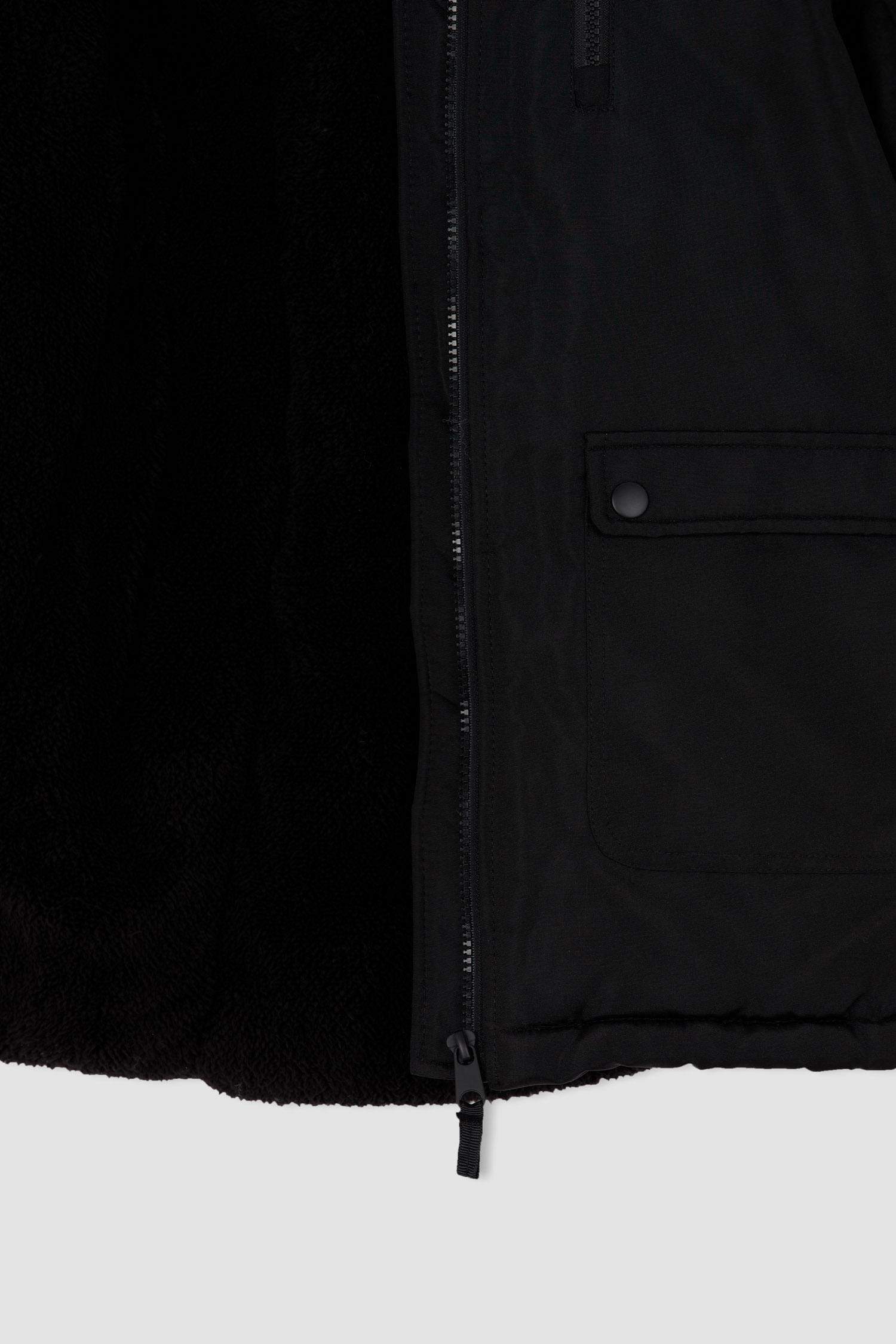 Kapüşonlu Pelüş Astar Parka Erkek Çocuk