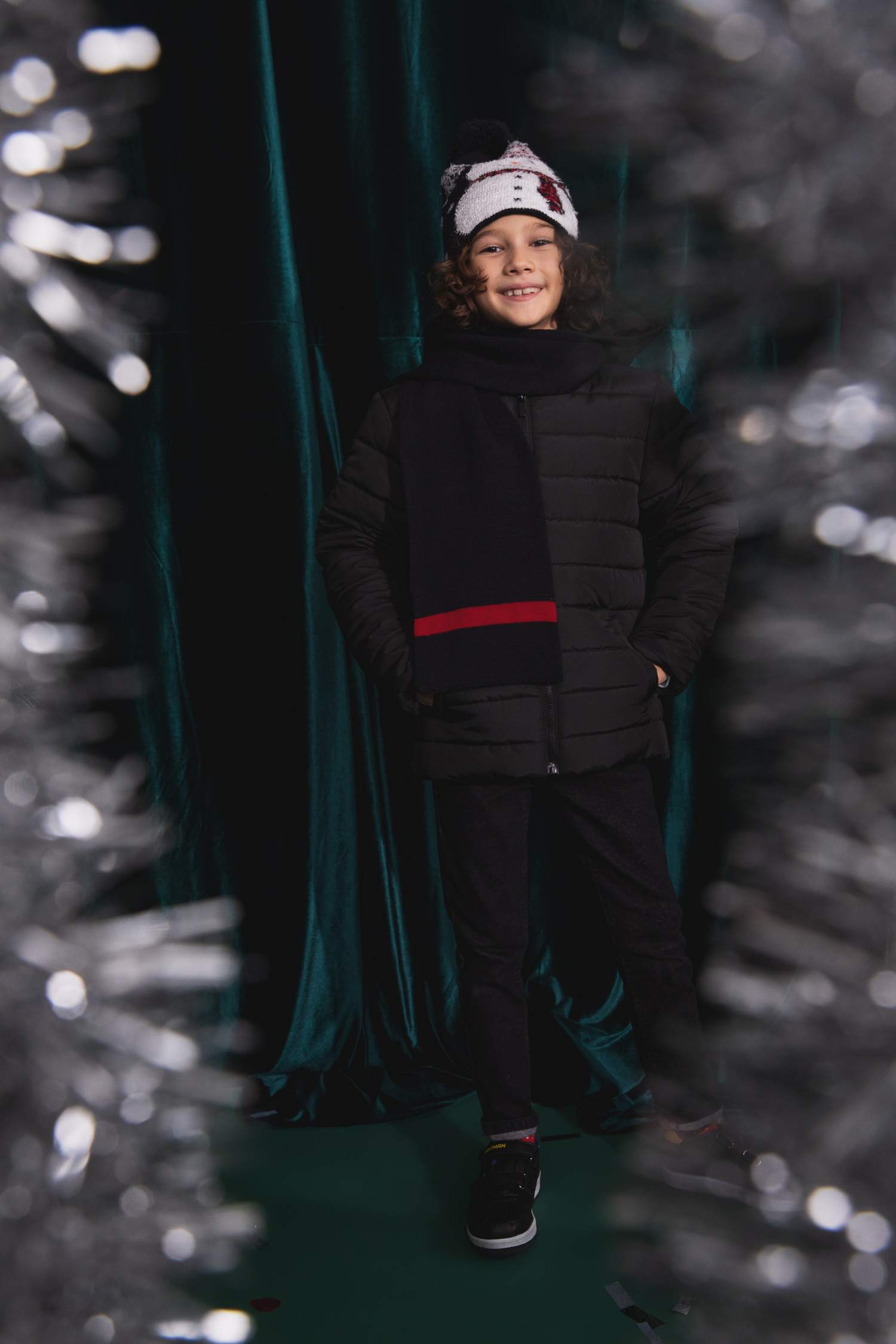 Куртка стандартного кроя с капюшоном для мальчиков