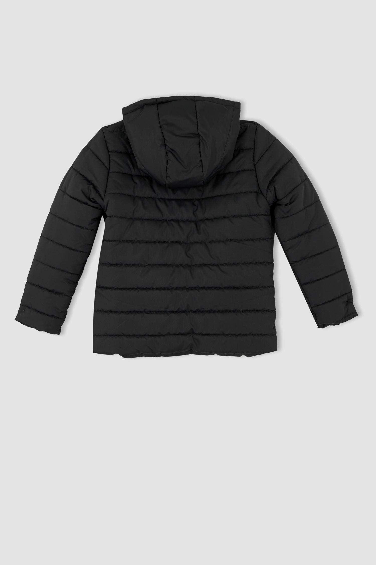 Куртка стандартного кроя с капюшоном для мальчиков