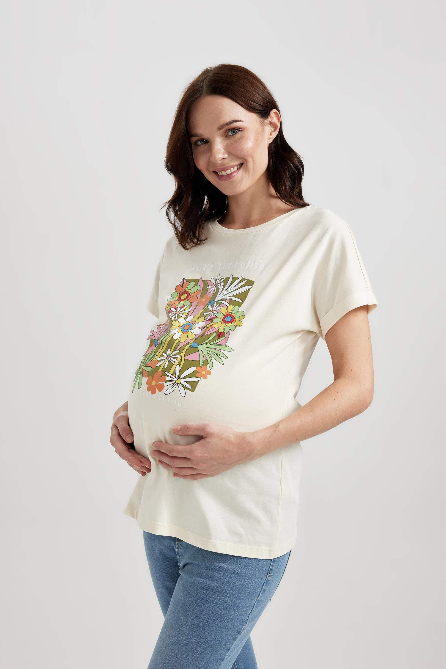 Топи з коротким рукавом стандартного крою для жінок