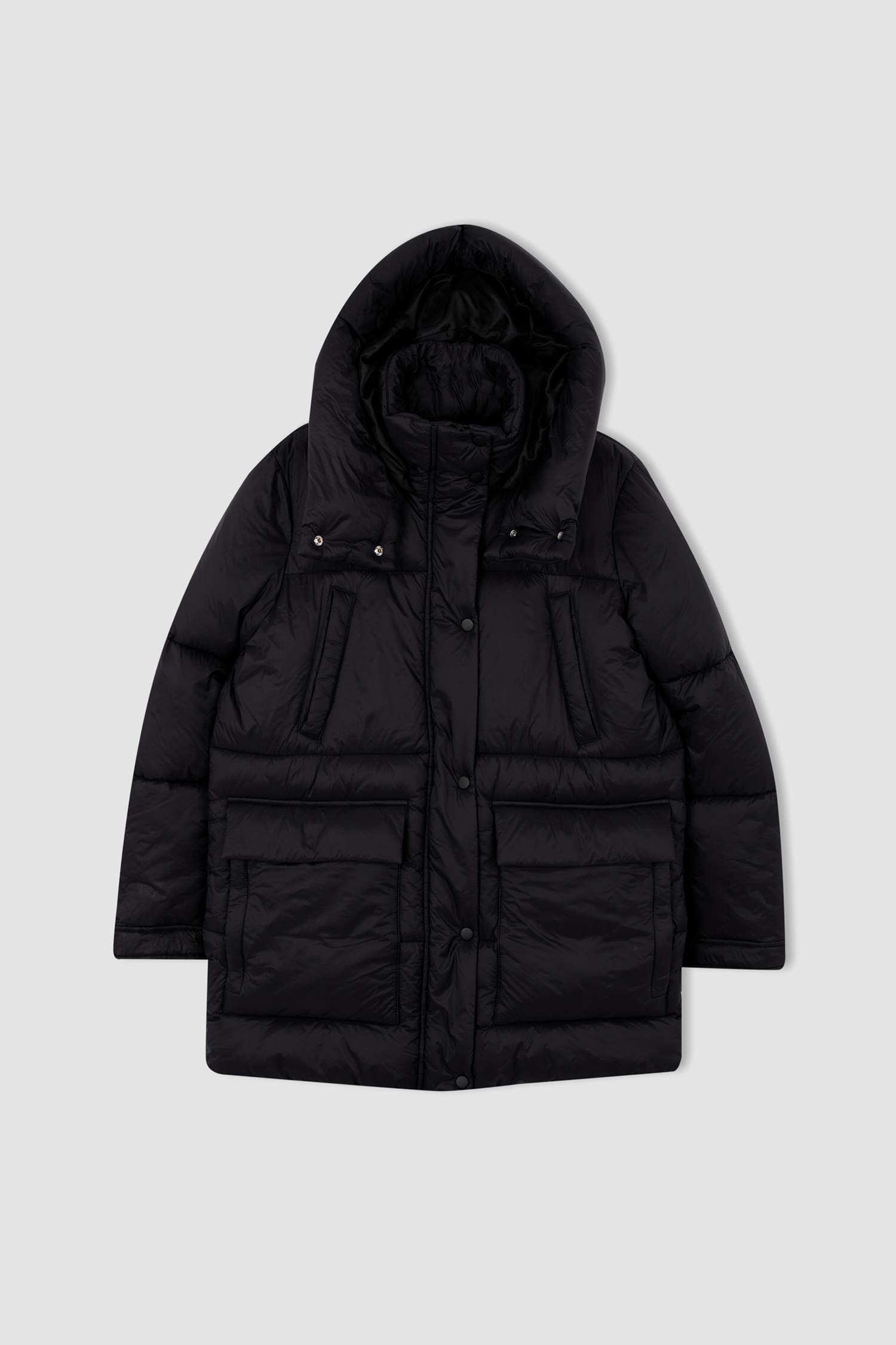 Thermal Waterproof Hooded Light Long Puffer Jacket