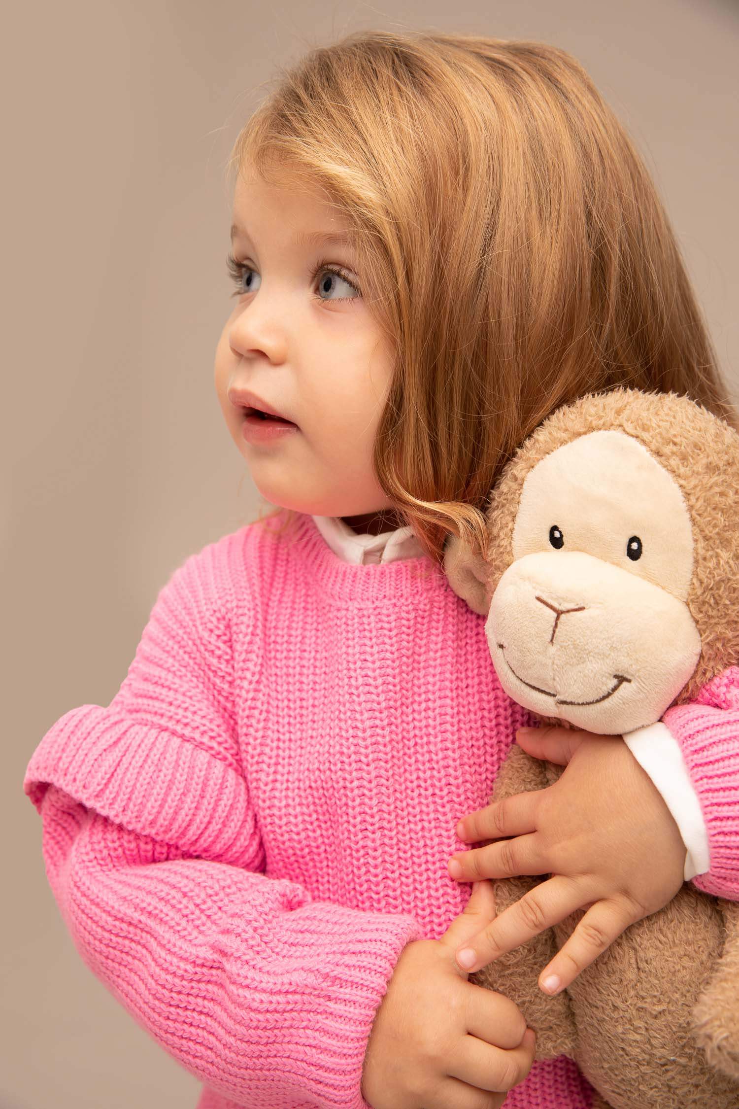 Pull coupe régulière Col Rond Pour Bébé Fille