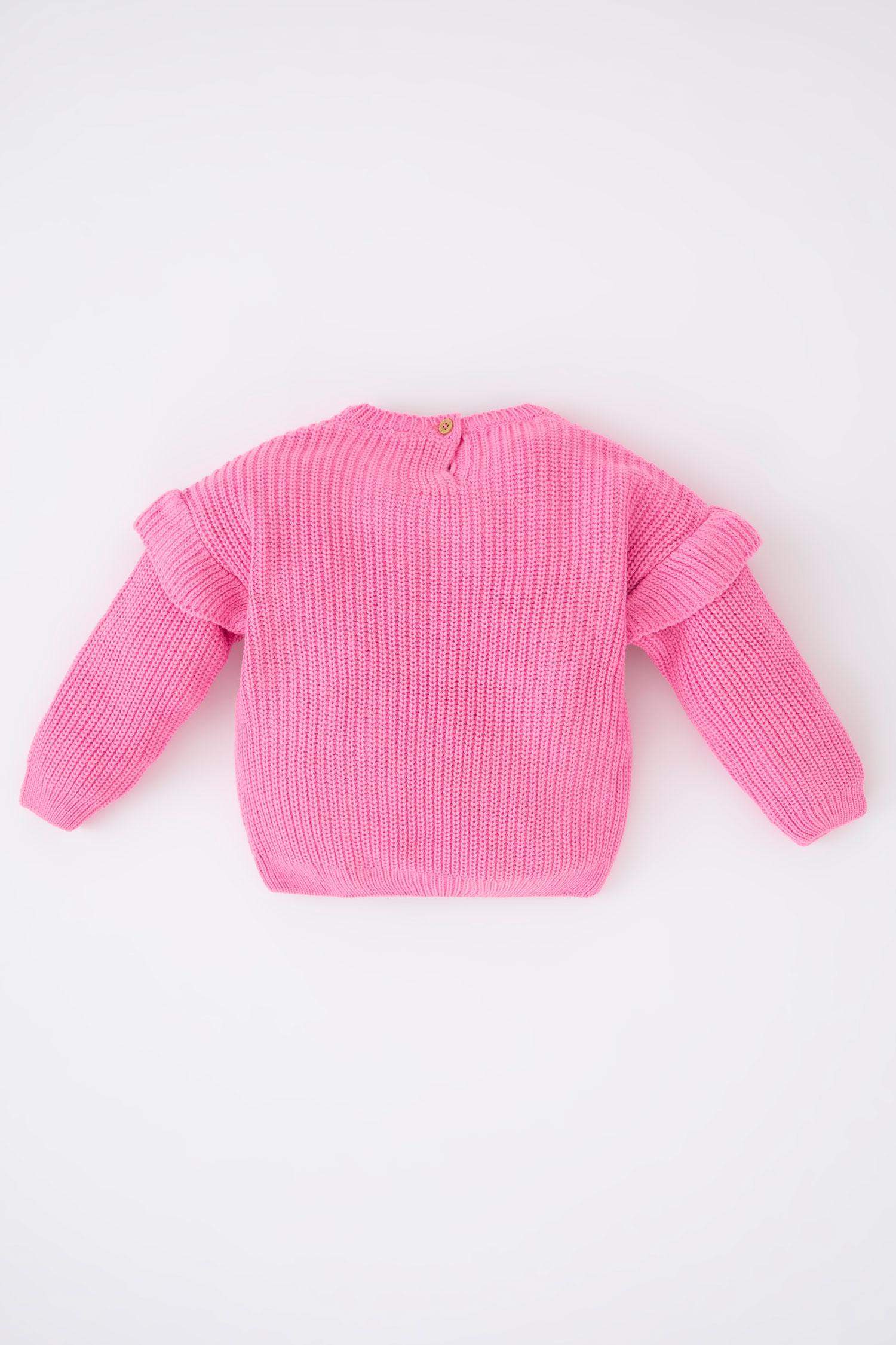 Pull coupe régulière Col Rond Pour Bébé Fille