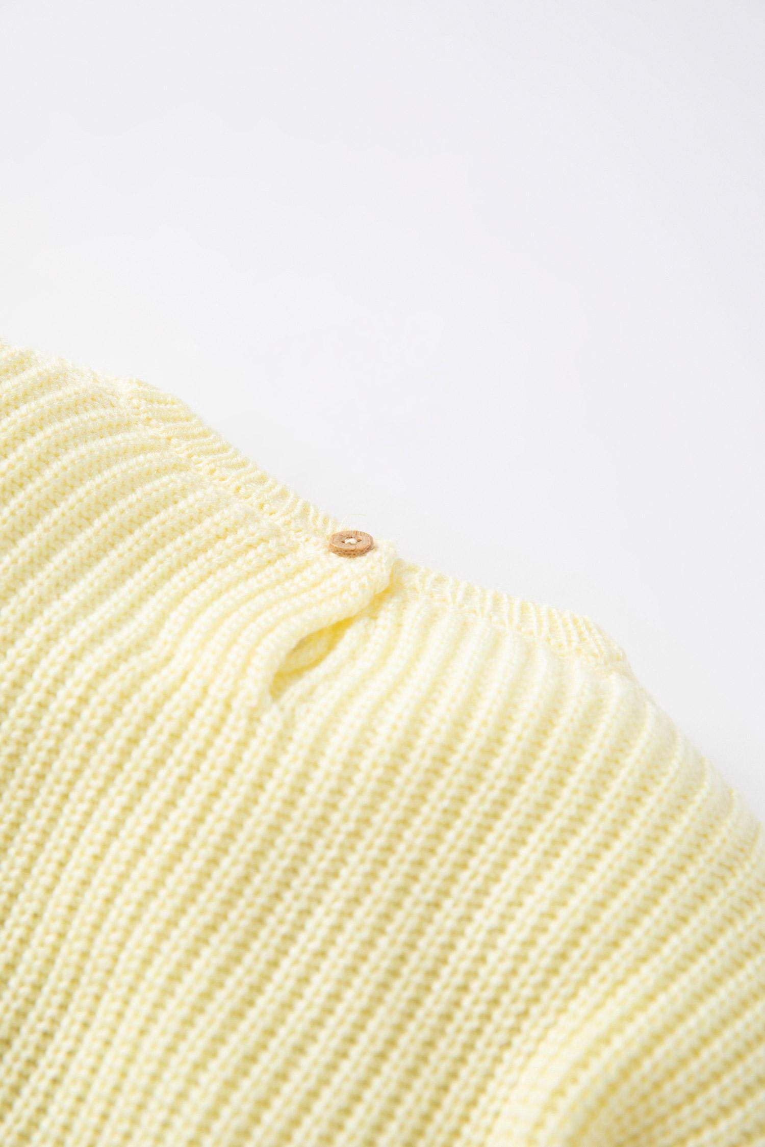 Пуловер стандартного кроя с круглым вырезом для малышей девочек