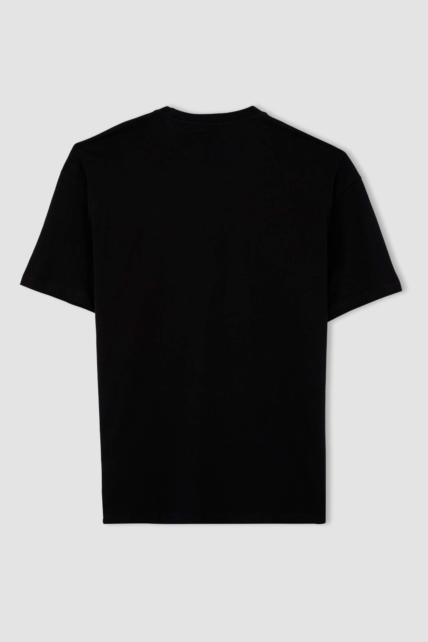 Coool Boxy Fit Crew Neck Printed Cotton Combed Cotton T-Shirt