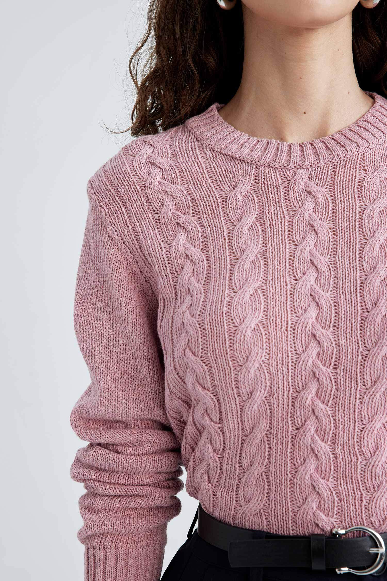 Regular Fit Bisiklet Yaka Kazak