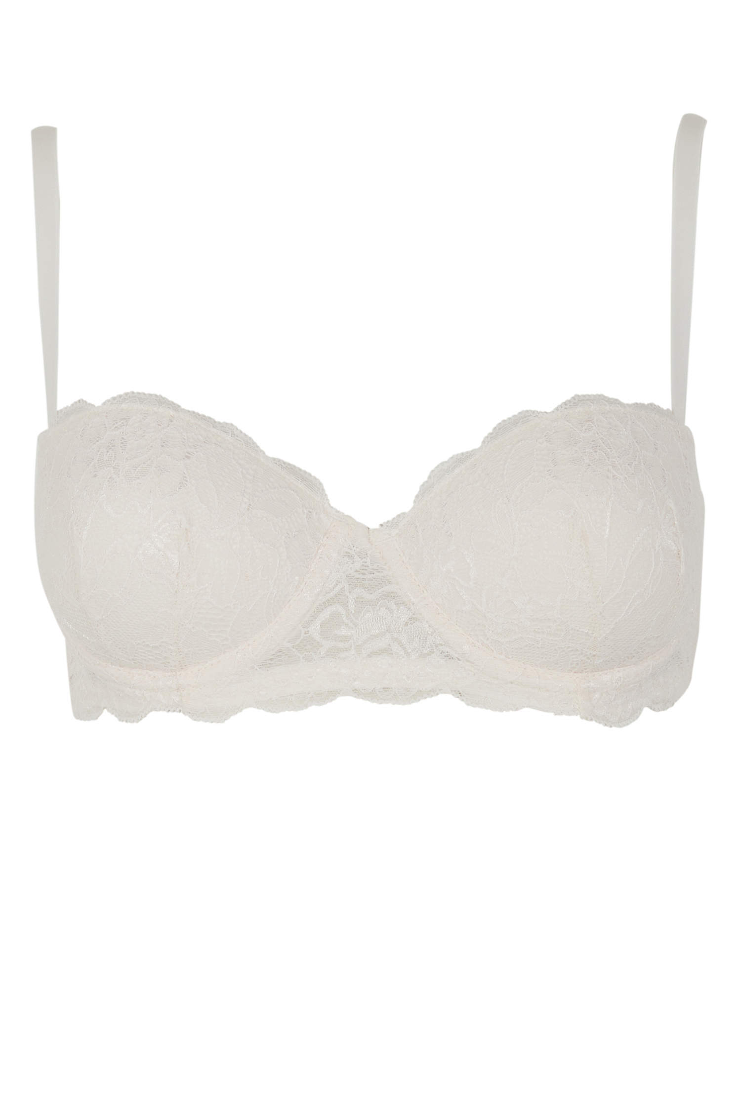 Pink Woman Padded Strapless Lace Bra 2481709 | DeFacto