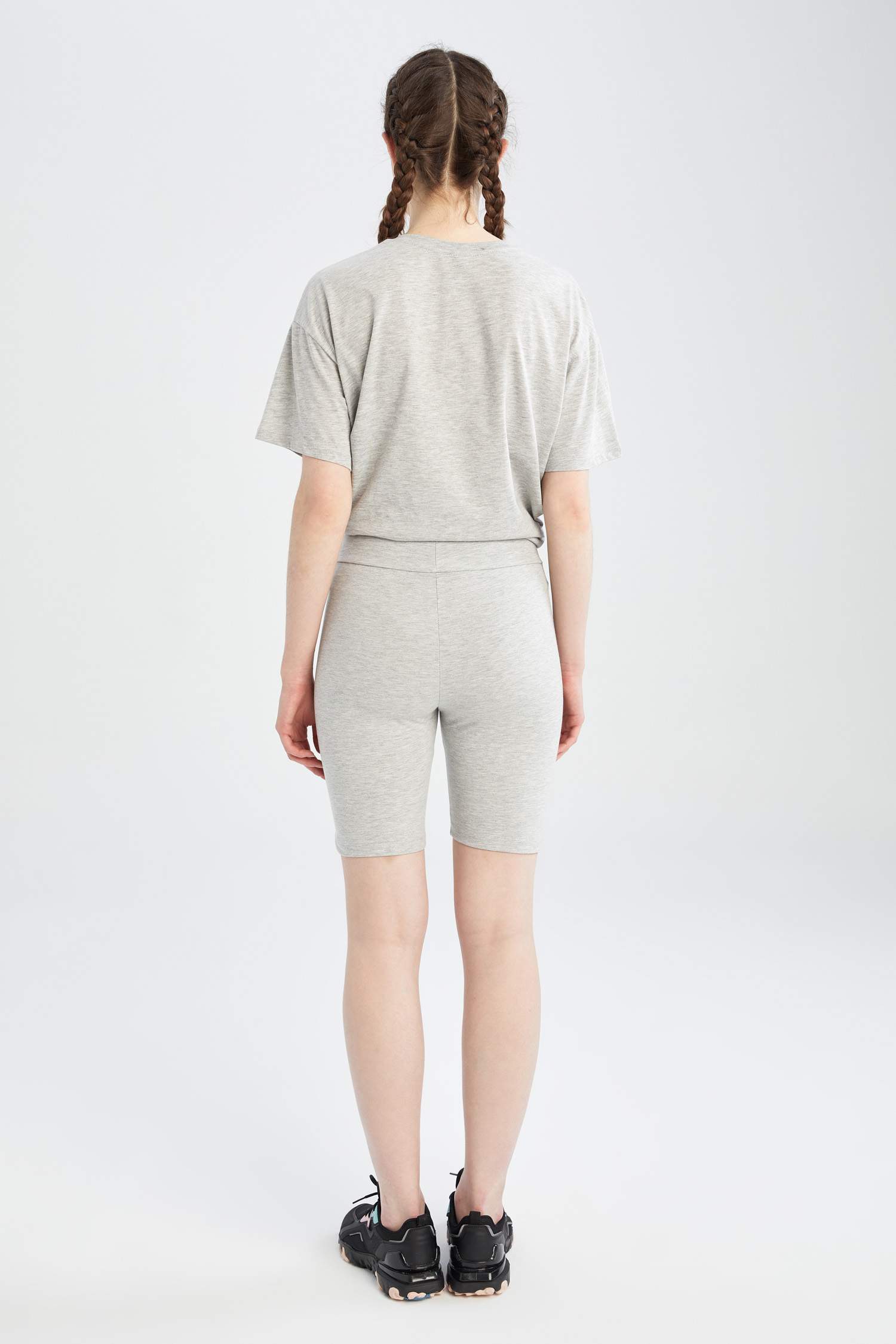 Legging de motard à imprimé durable et coupe extra slim de DeFacto Fit