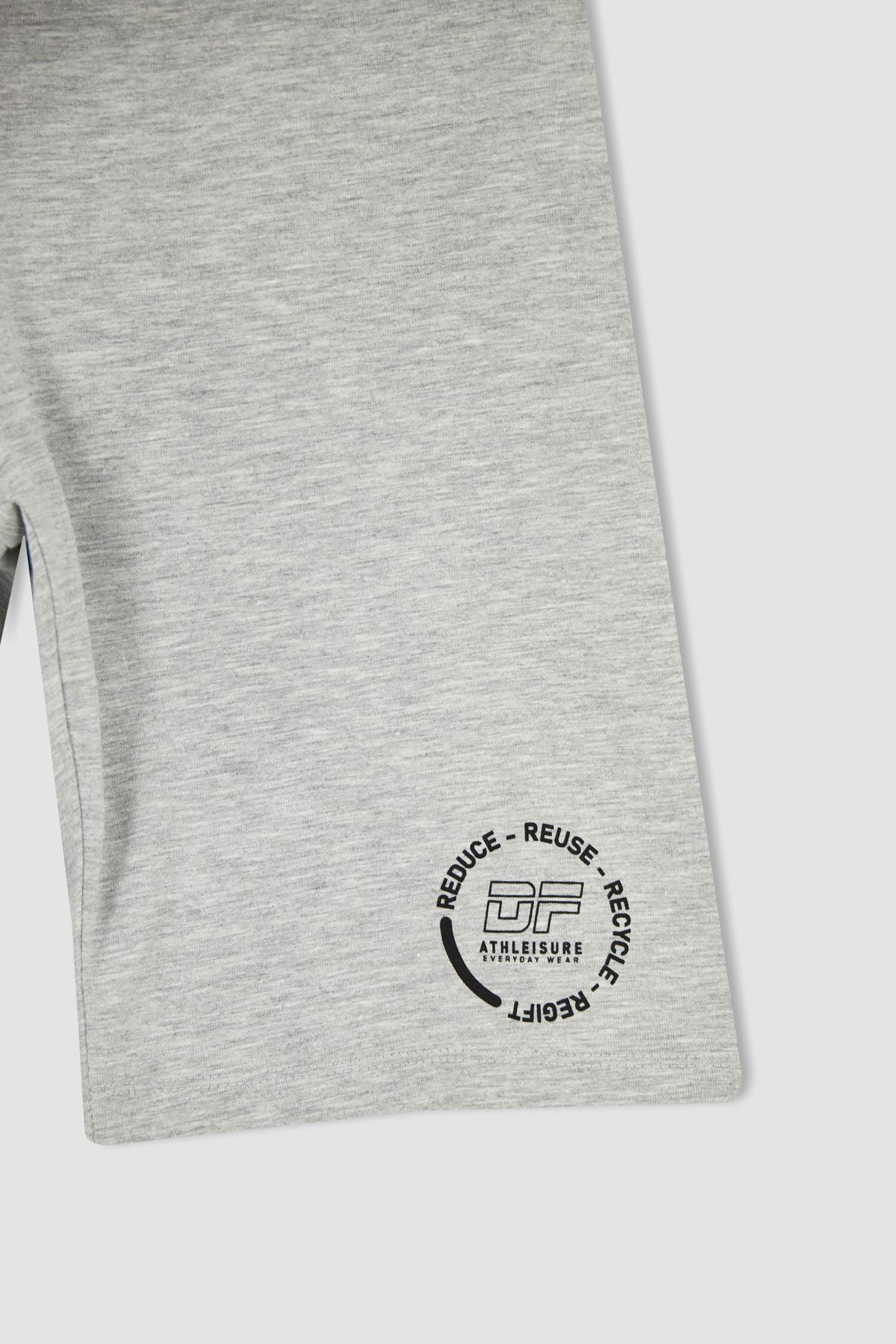 Legging de motard à imprimé durable et coupe extra slim de DeFacto Fit