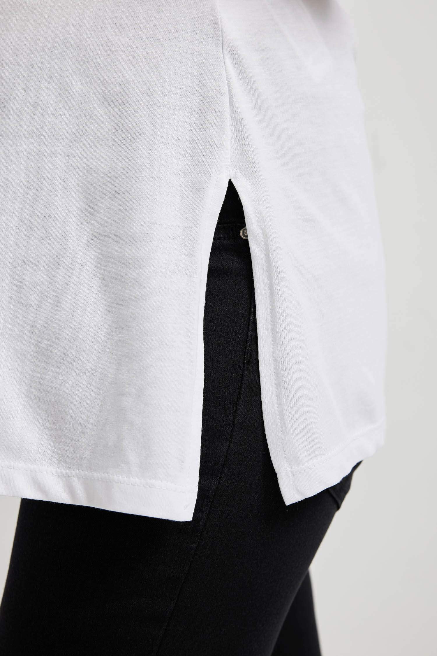 Regular Fit Bisiklet Yaka Kısa Kollu 2'li Basic Tişört	