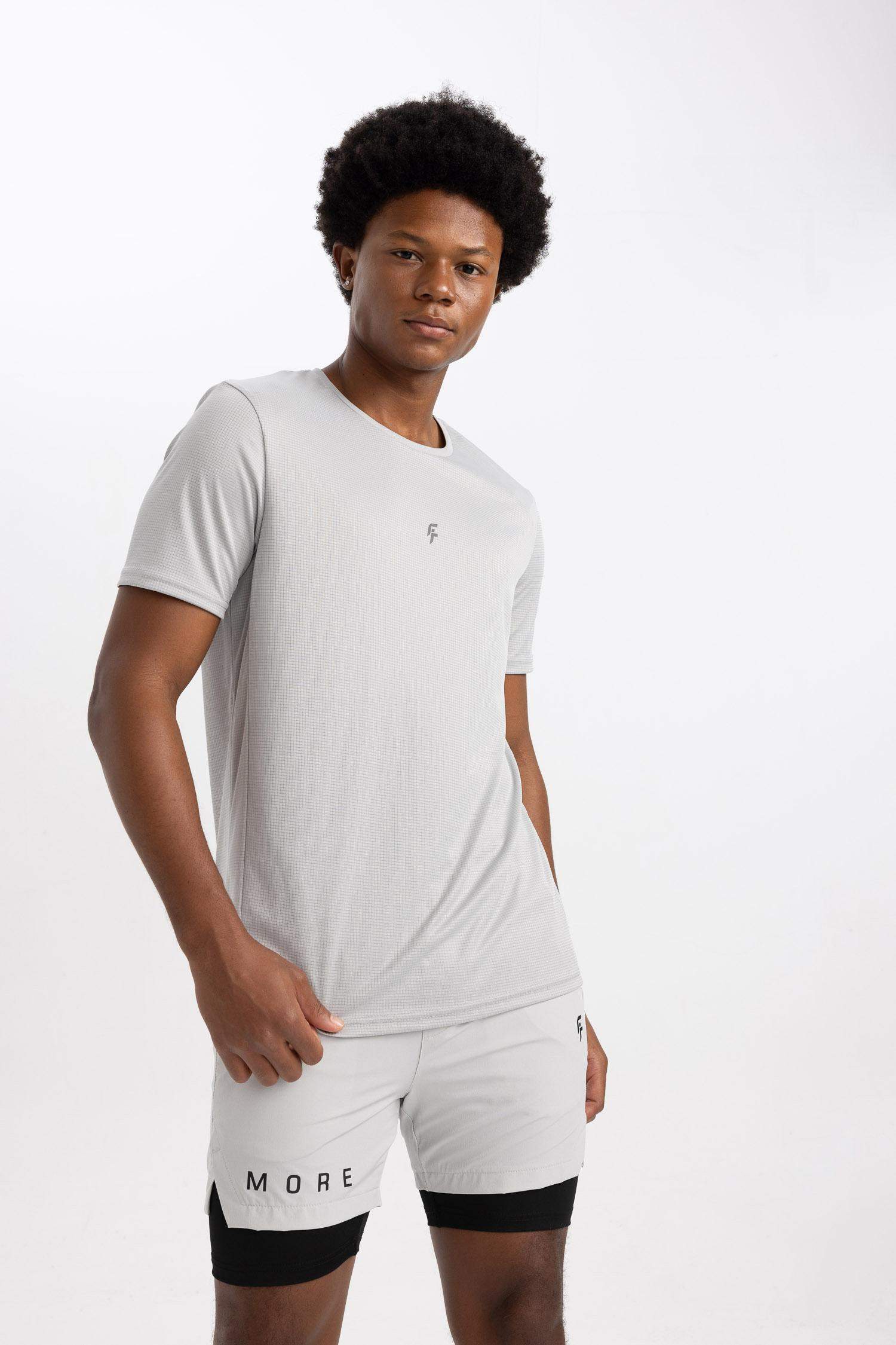 DeFactoFit Slim Fit Crew Neck Printed Sports T-Shirt