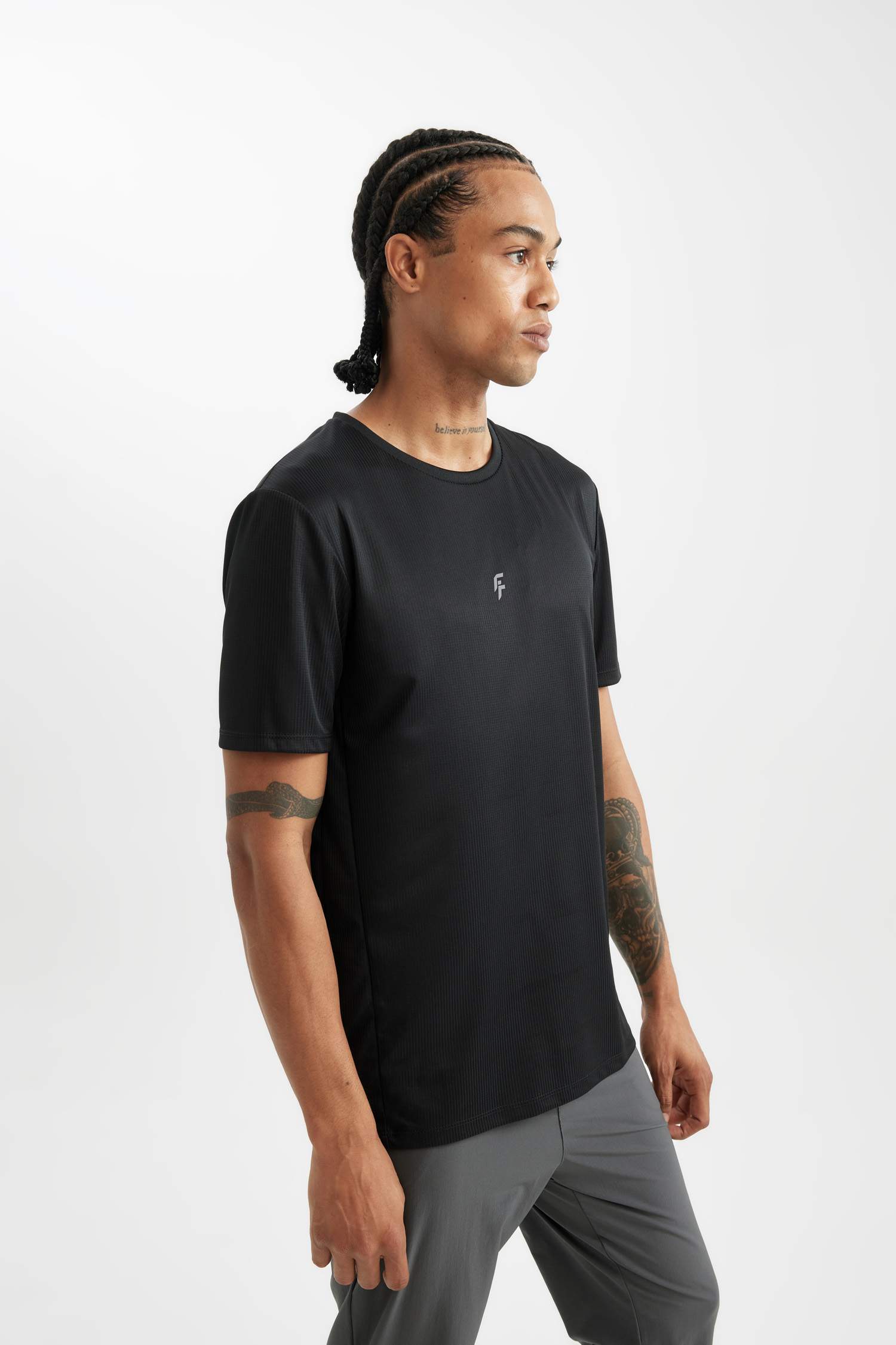 DeFactoFit Slim Fit Printed Sports T-Shirt