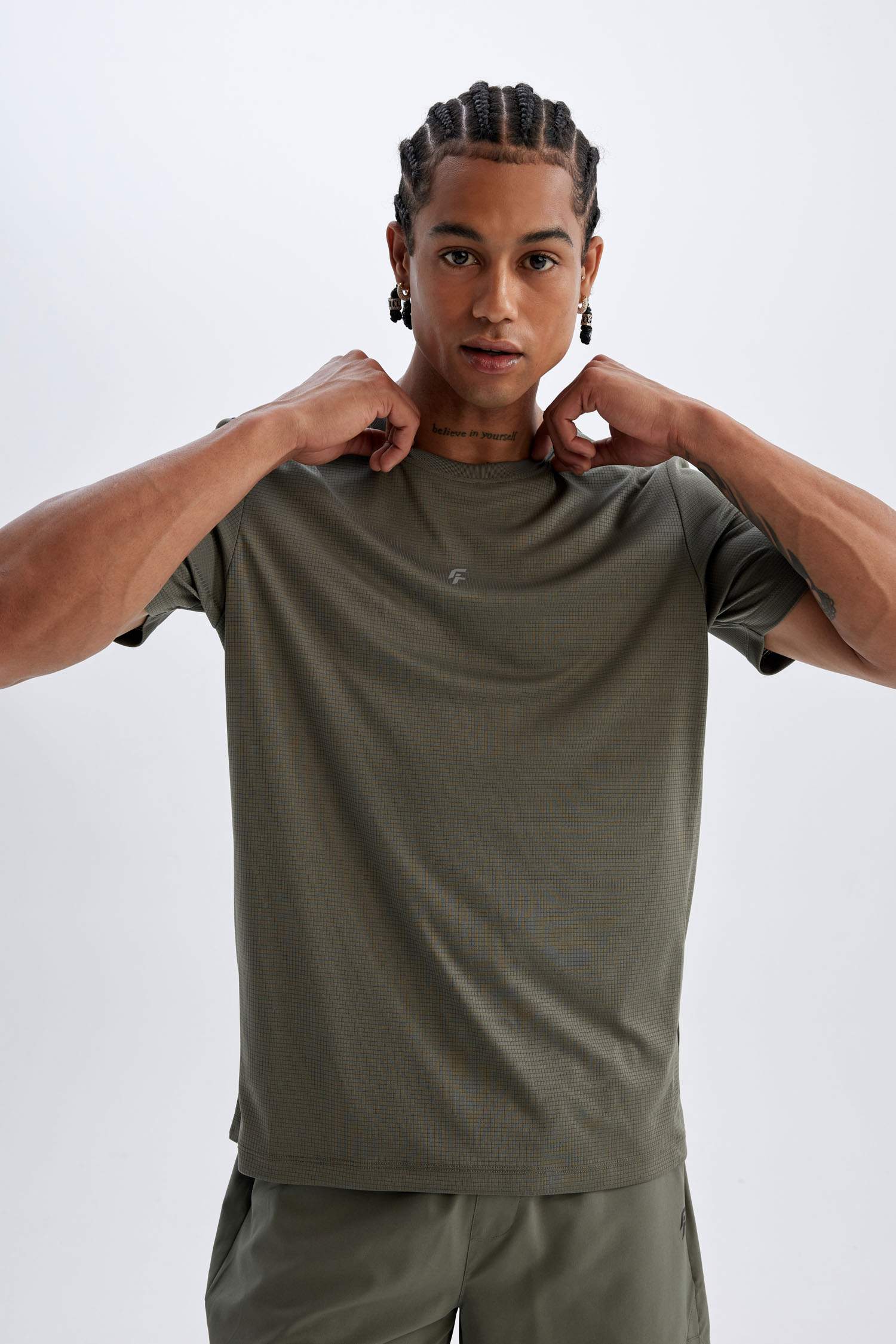 DeFactoFit Slim Fit Printed Sports T-Shirt