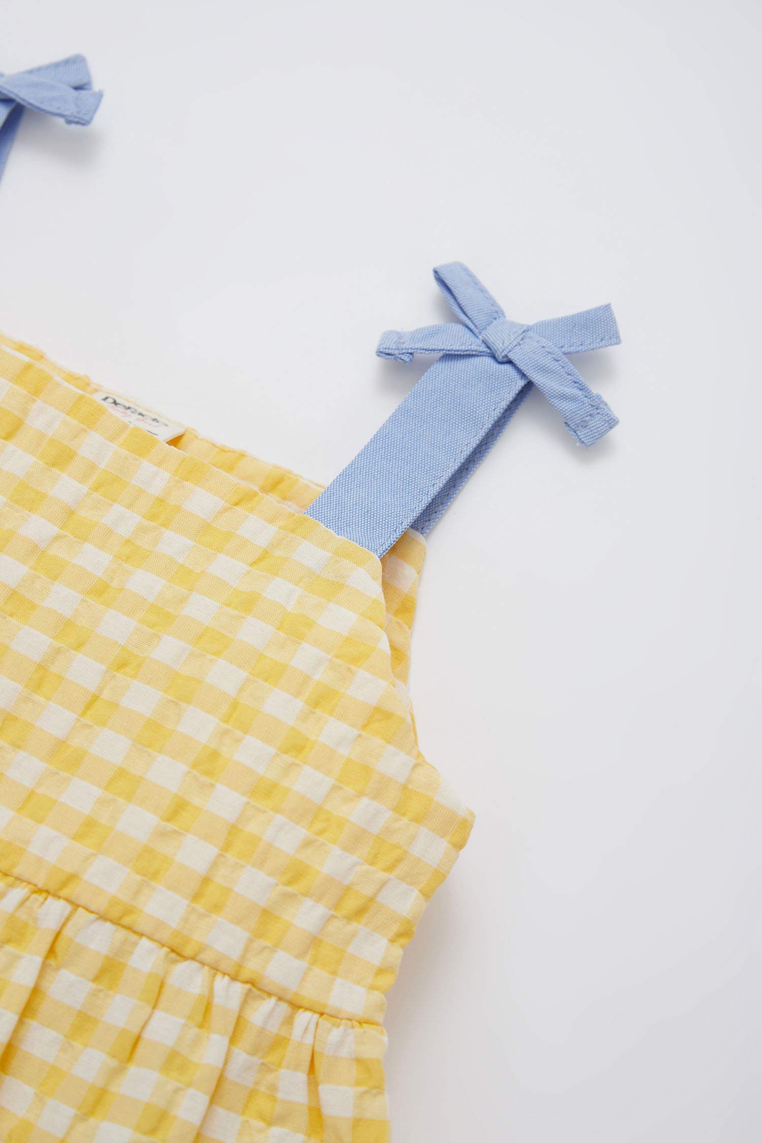 Vichy Sangle Robe Tissée