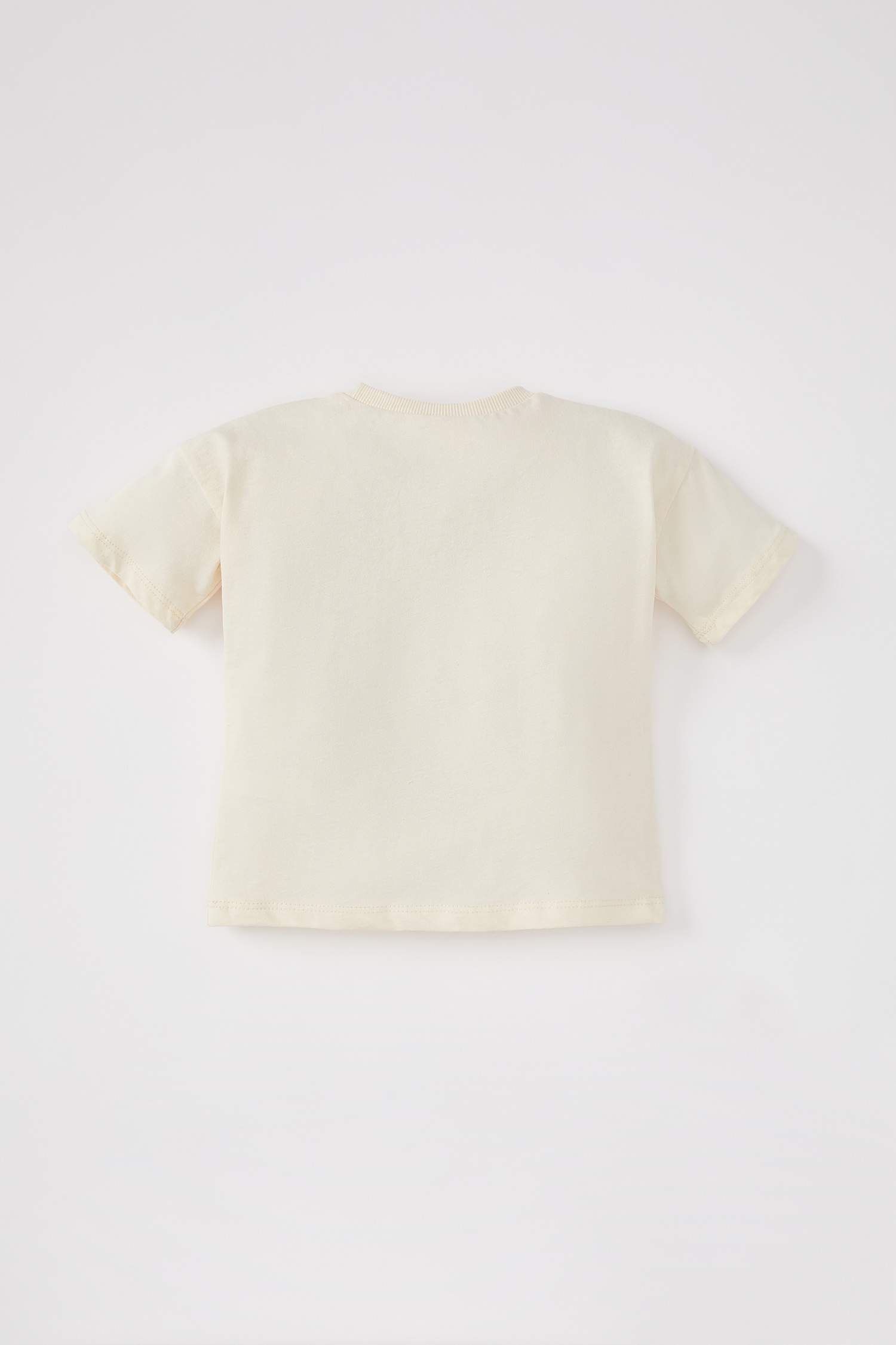 طقم ممشط بياقة مستديرة من قطعتين