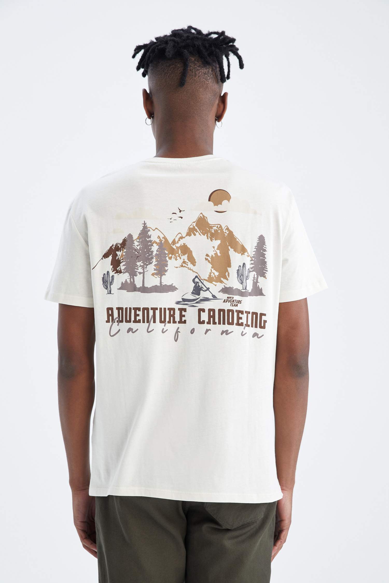 Regular Fit Bisiklet Yaka Pamuklu Penye Tişört