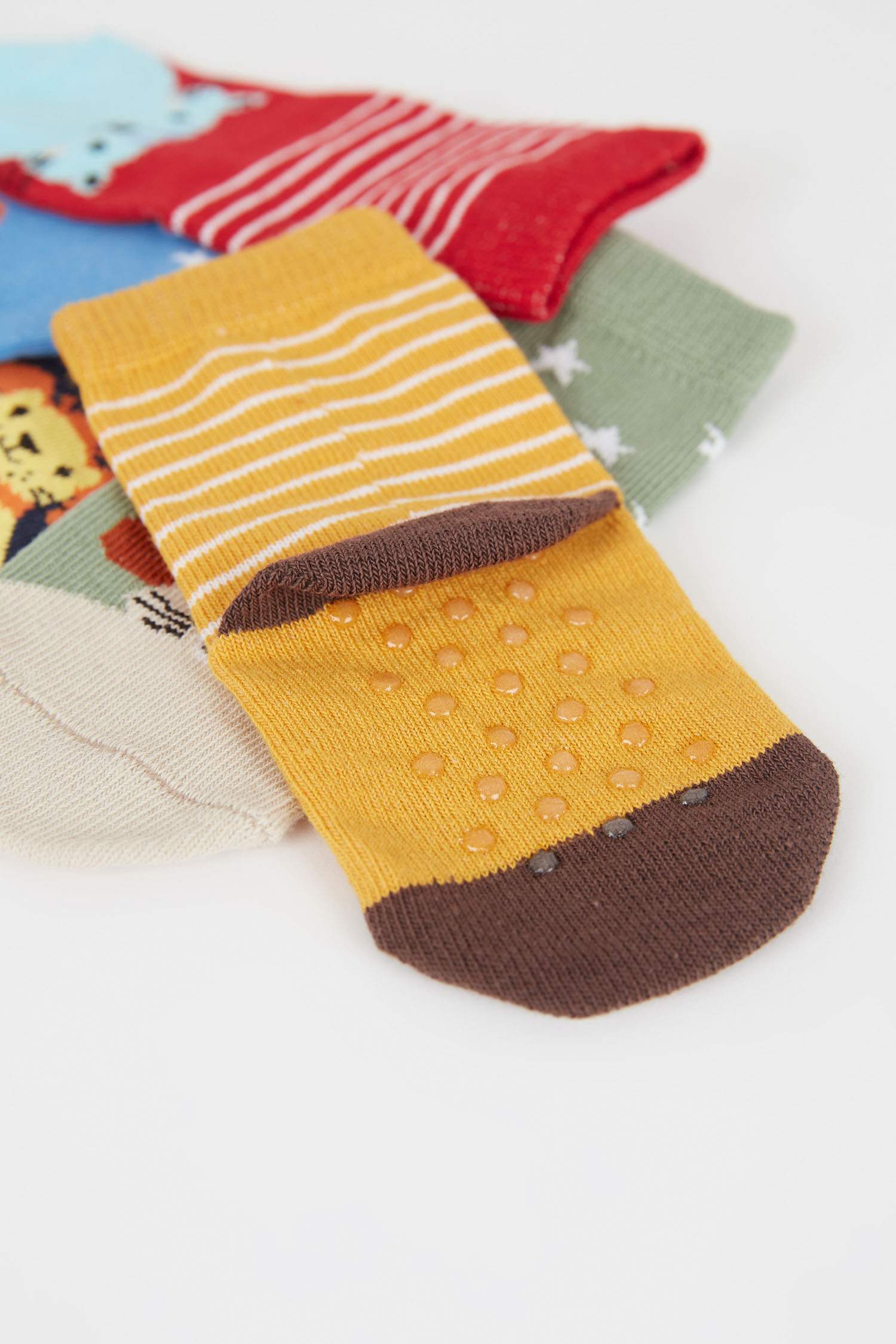 Mixed Color Baby Boy Baby Boy Combed 5 Pack Long Socks 2500015 | DeFacto