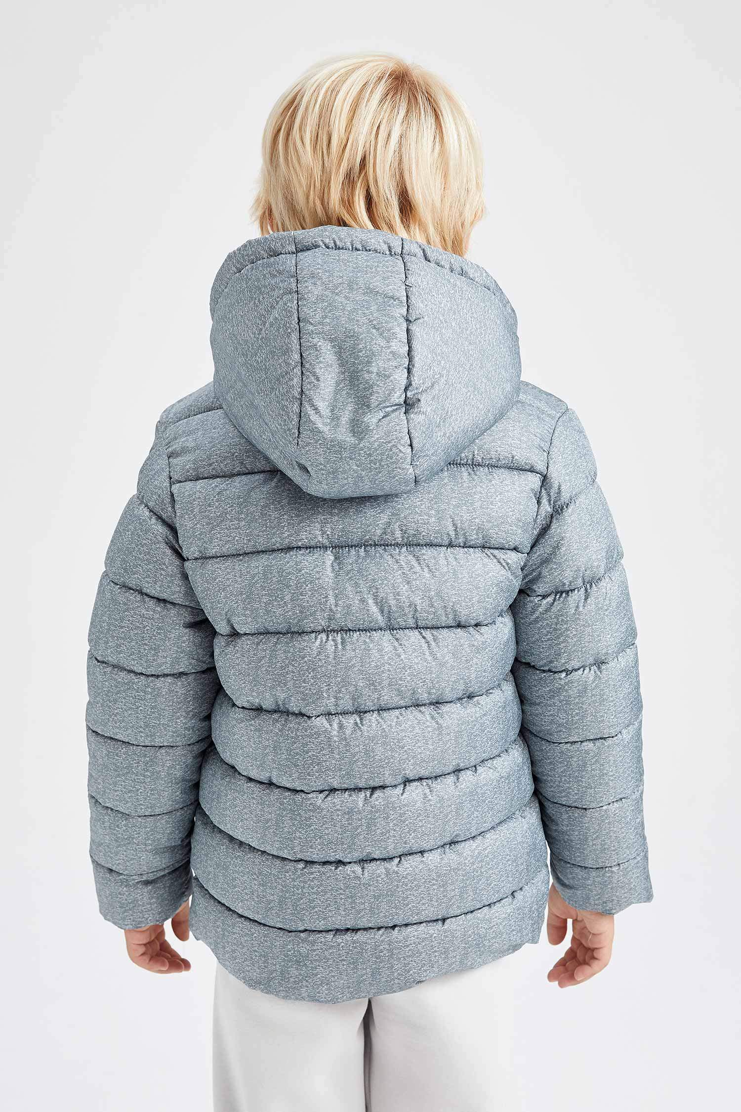 Куртка водоотталкивающая с капюшоном с флисовой подкладкой для мальчиков