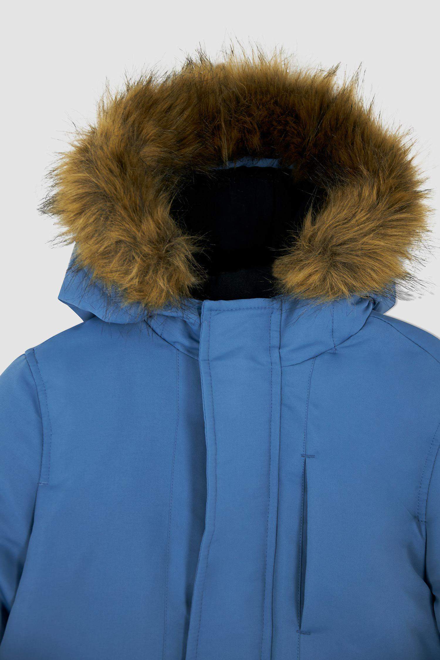 Boy Water Repellent Fleece Lined Long Puffer Jacket