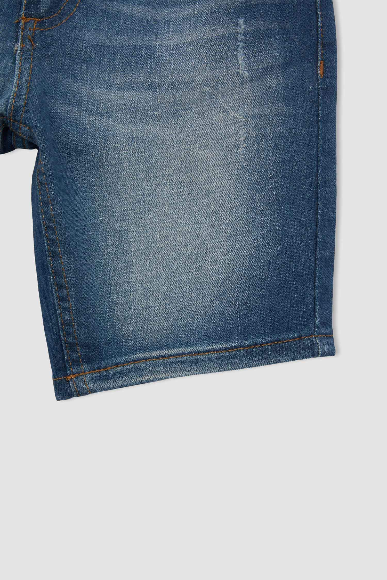 Boy Distressed Jean Bermuda Short