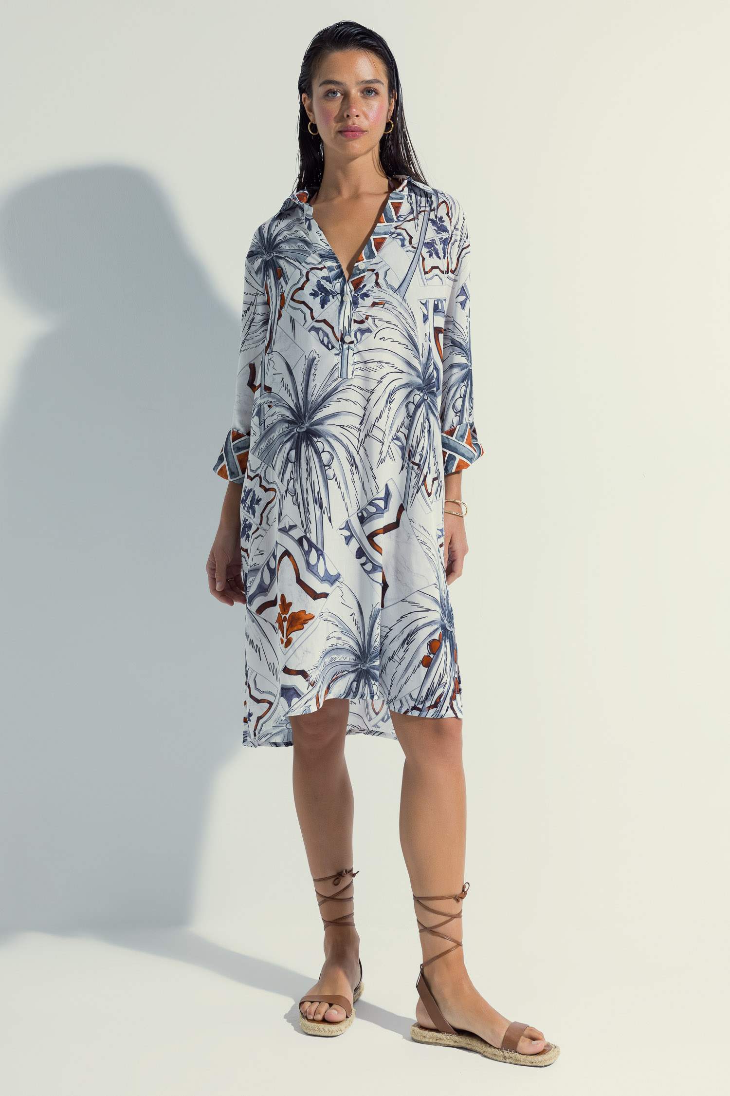 لبس بحر فيسكوز قصة عادية من Fall In Love