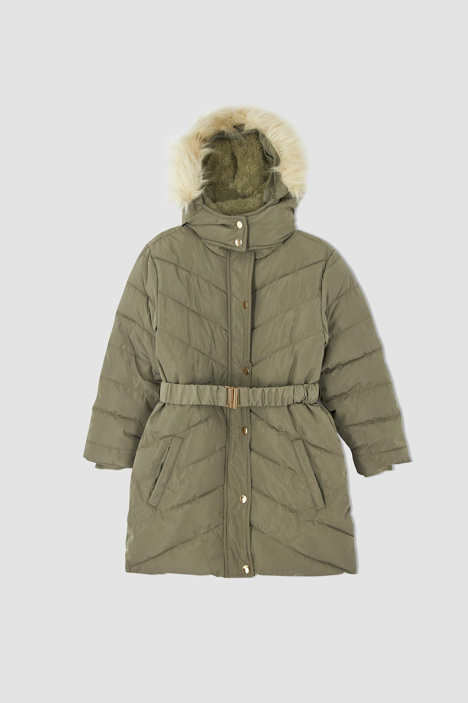 Парка стандартного крою для дівчаток