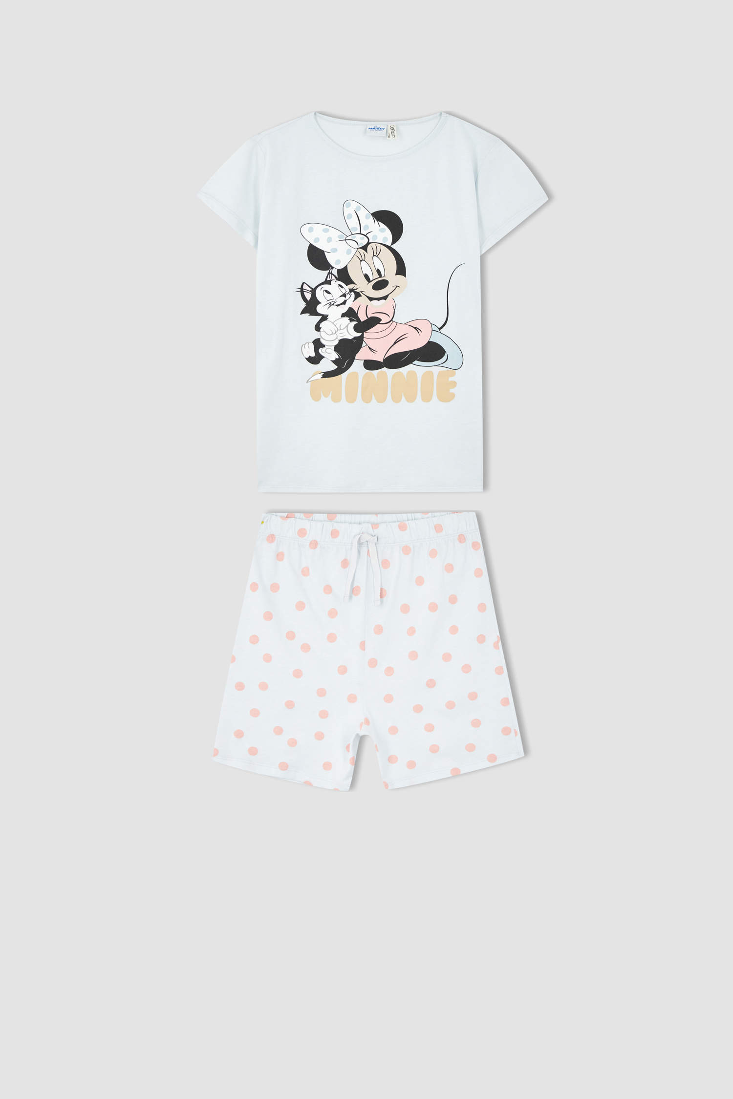 Defacto Kız Çocuk Disney Mickey & Minnie Pijama Takım. 1