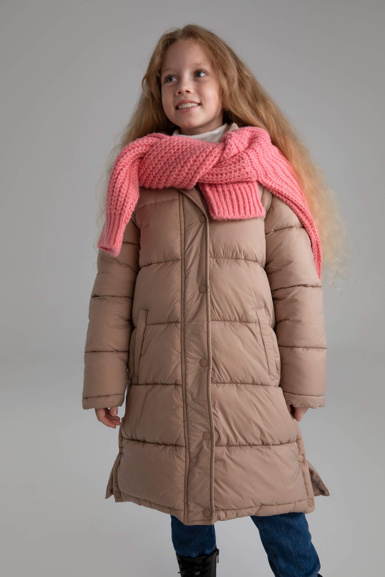 Girls sale long puffer